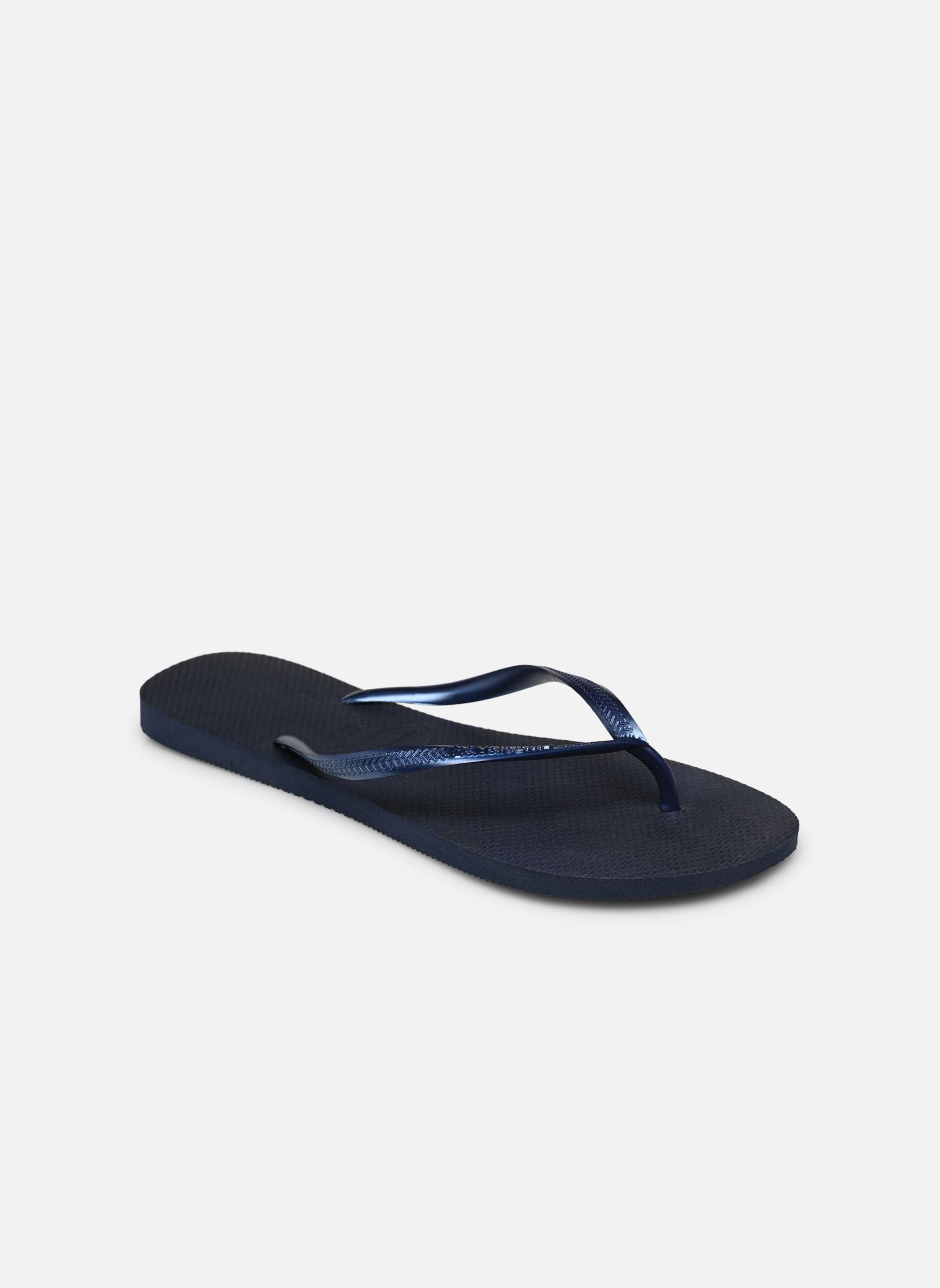 Flip-Flops Slim Metallic F damen blau Havaianas Flip-Flops Slim Metallic F damen blau NAVY BLUE