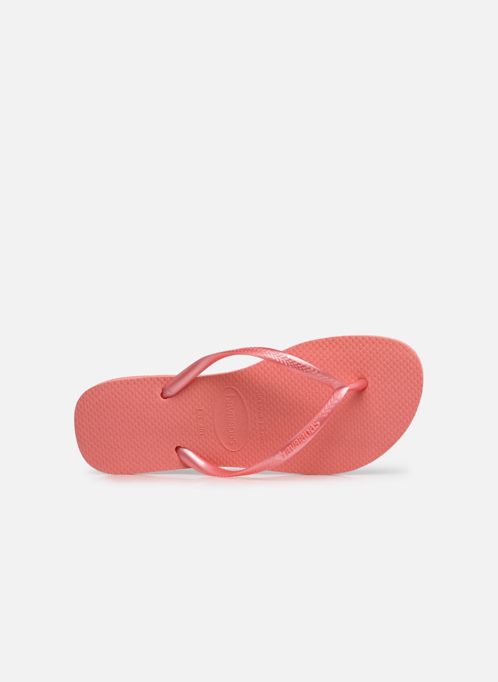 Flip-Flops Slim Metallic F damen rosa Havaianas Flip-Flops Slim Metallic F damen rosa PEACH ROSE