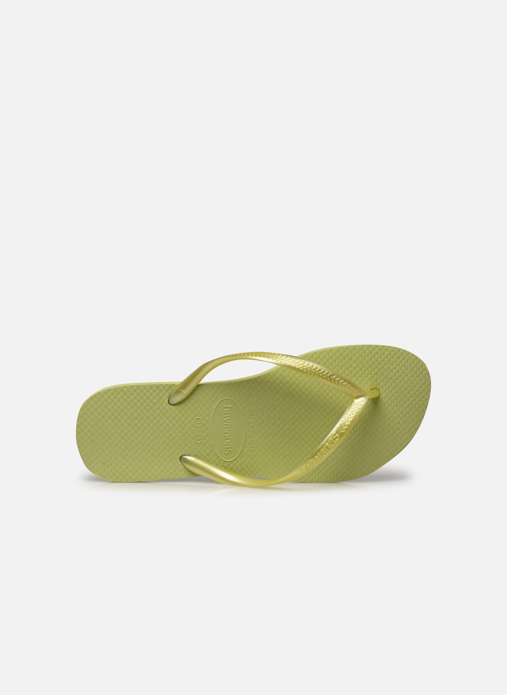 Flip-Flops Slim Metallic F damen grün Havaianas Flip-Flops Slim Metallic F damen grün MATCHA GREEN