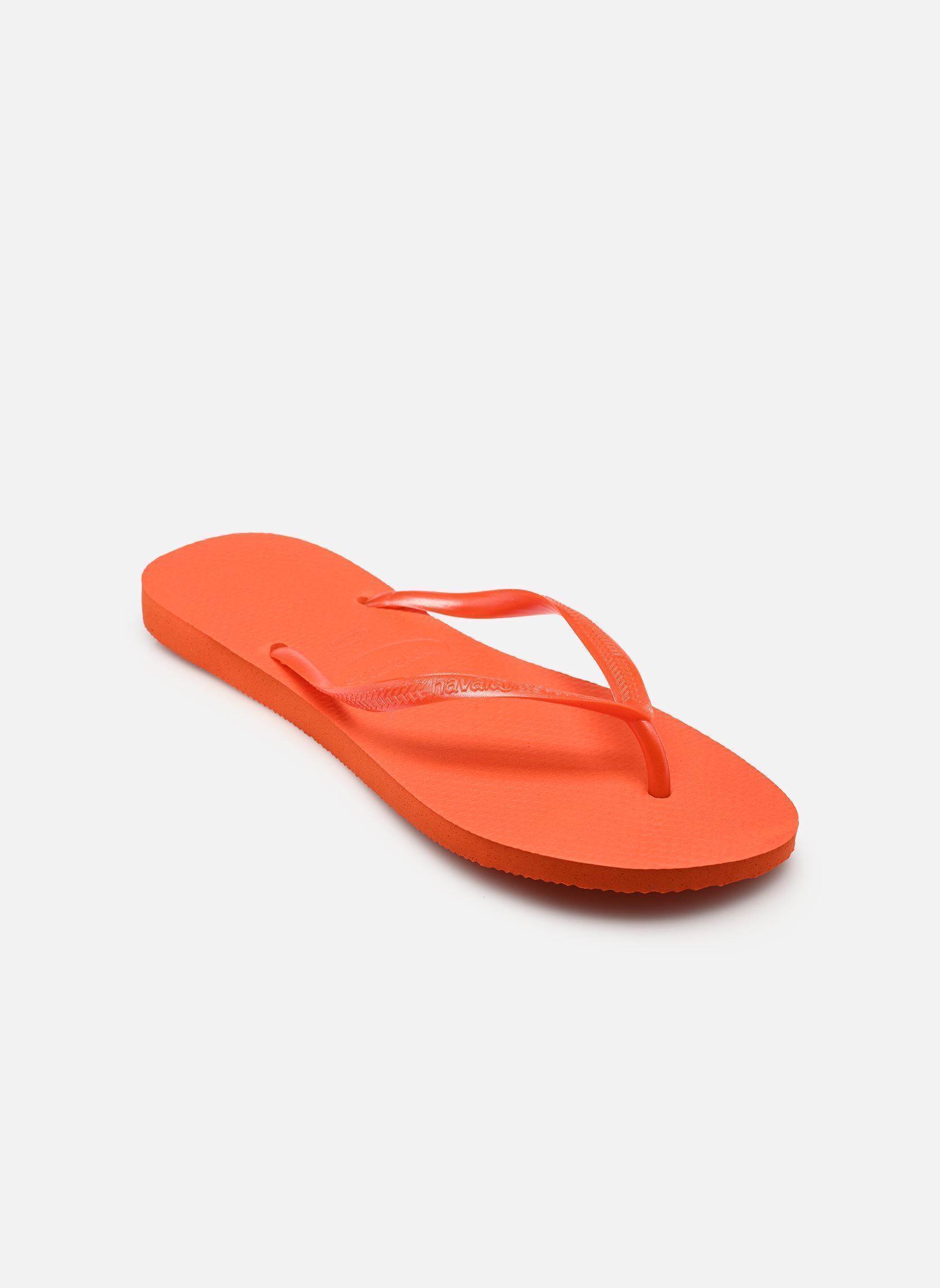Flip-Flops Slim Metallic F damen orange Havaianas Flip-Flops Slim Metallic F damen orange SUNSET ORANGE