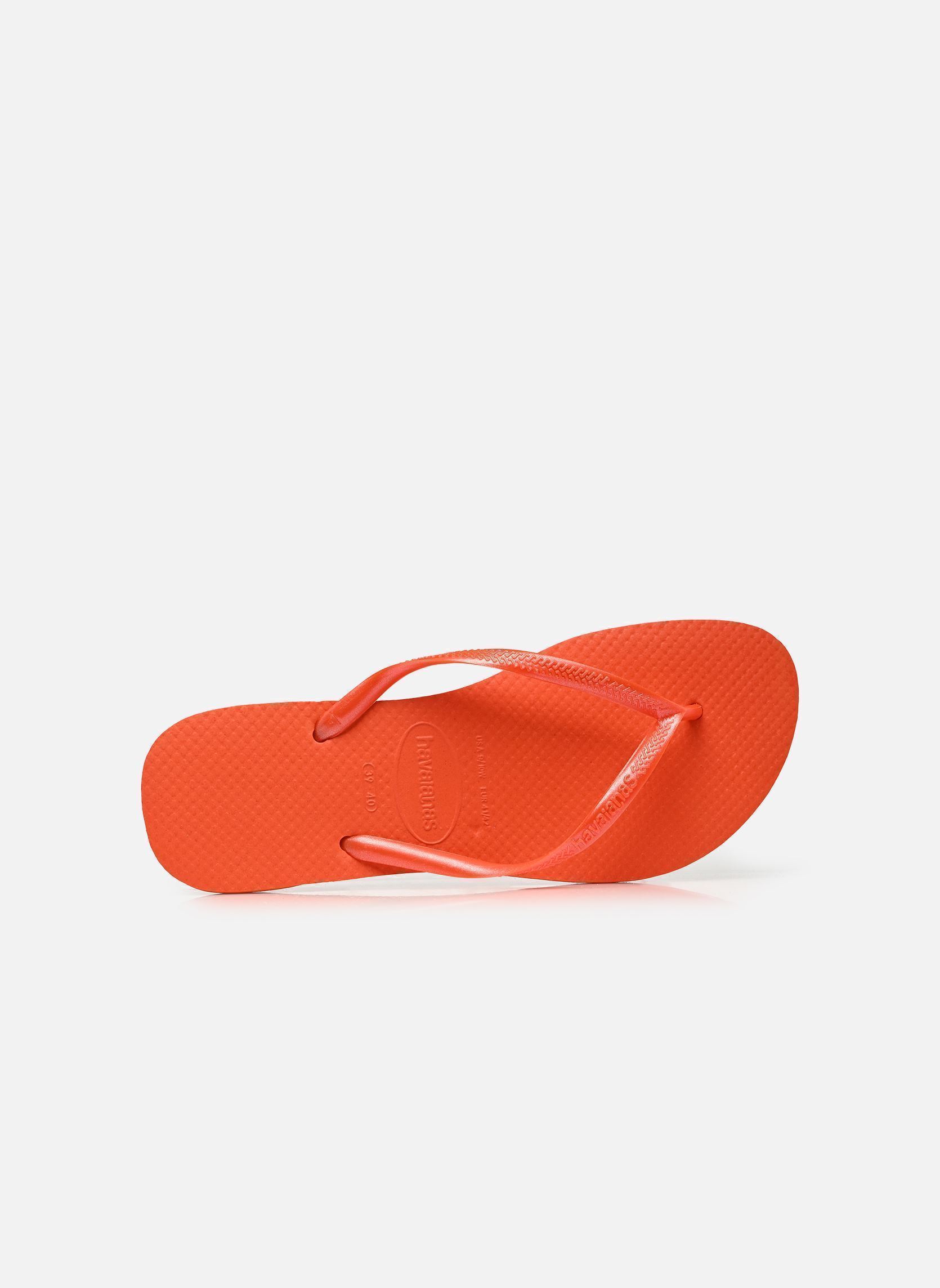 Flip-Flops Slim Metallic F damen orange Havaianas Flip-Flops Slim Metallic F damen orange SUNSET ORANGE