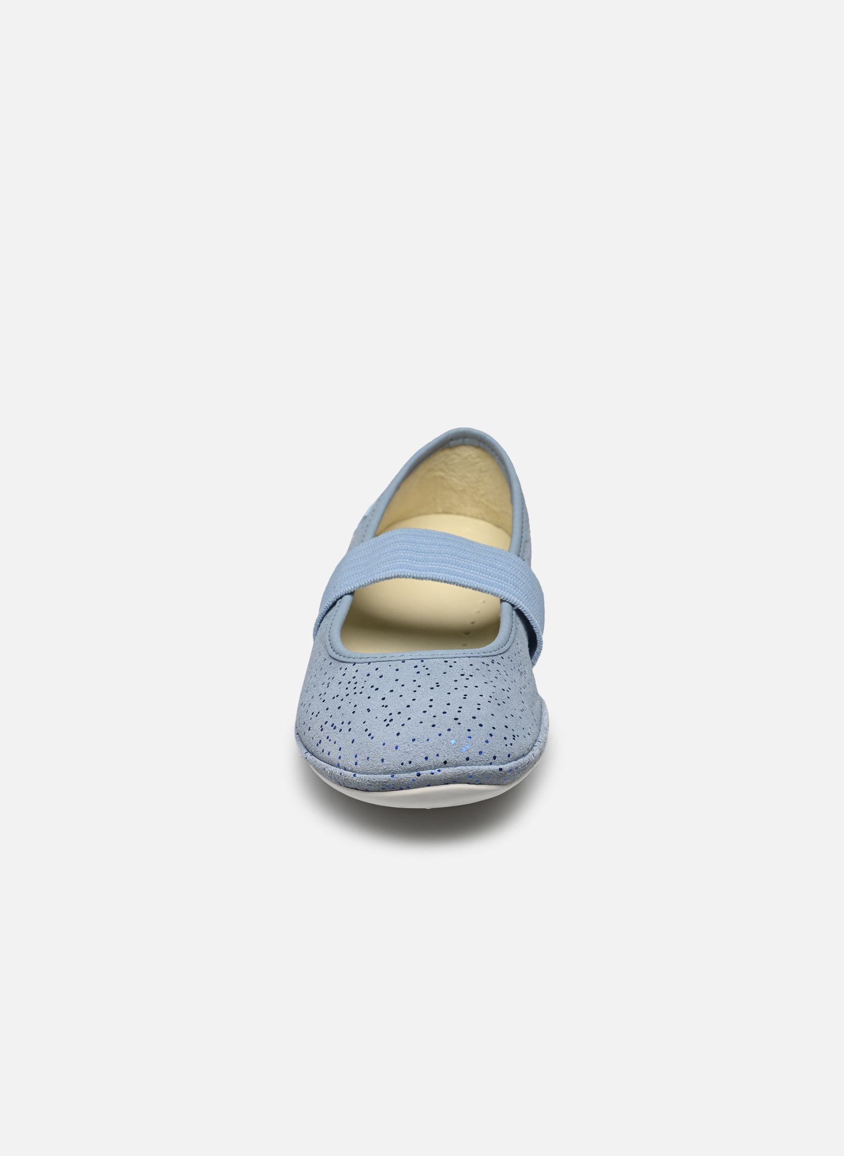 Ballerines Right Kids fille bleu Camper Ballerines Right Kids fille bleu Nieve Capfico-Met.Blue(Cap)/Ki