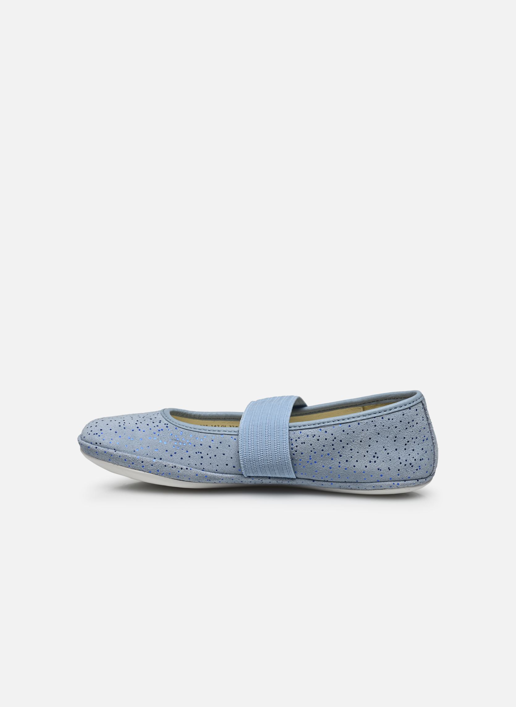 Ballerines Right Kids fille bleu Camper Ballerines Right Kids fille bleu Nieve Capfico-Met.Blue(Cap)/Ki