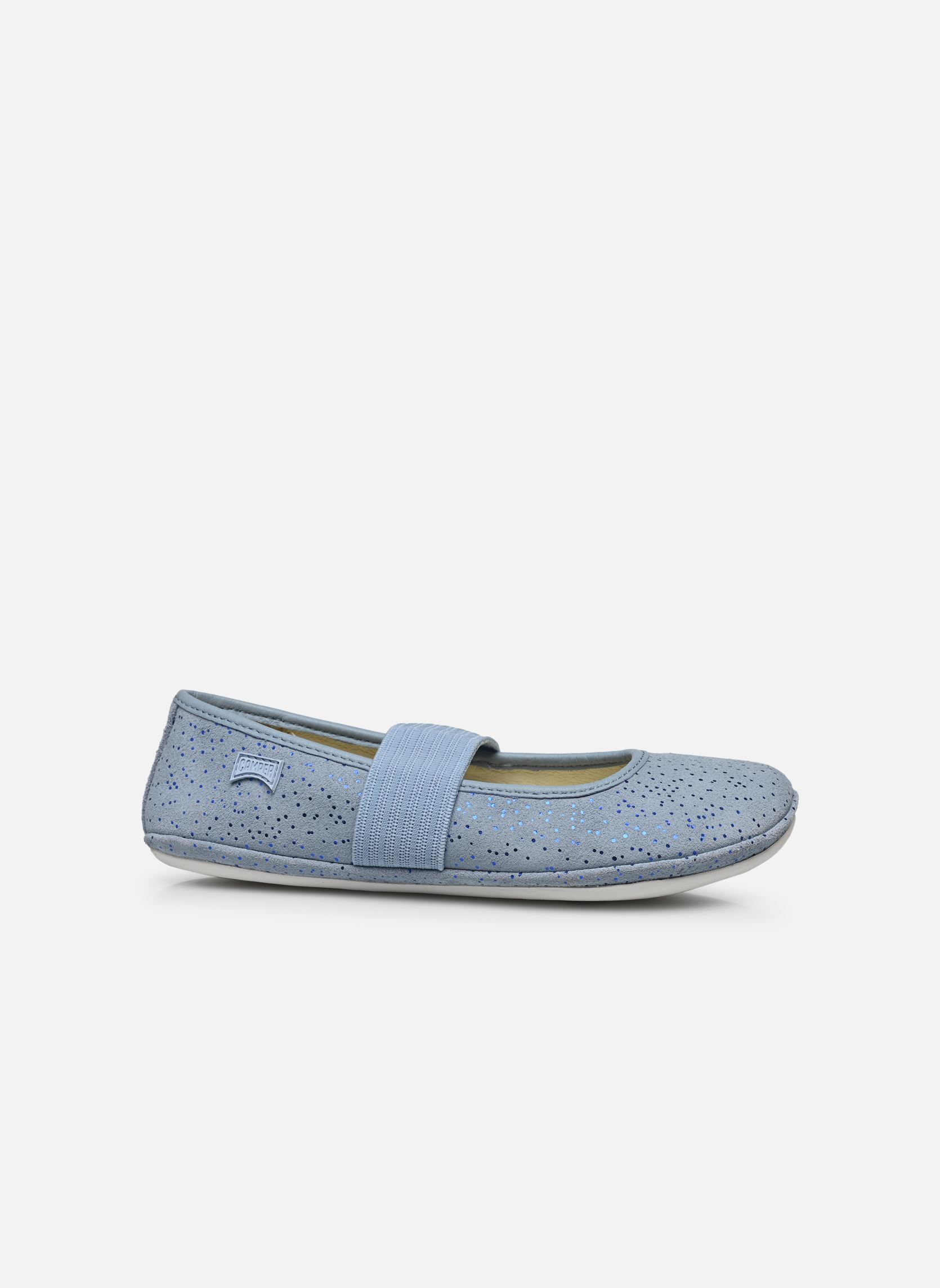 Ballerines Right Kids fille bleu Camper Ballerines Right Kids fille bleu Nieve Capfico-Met.Blue(Cap)/Ki