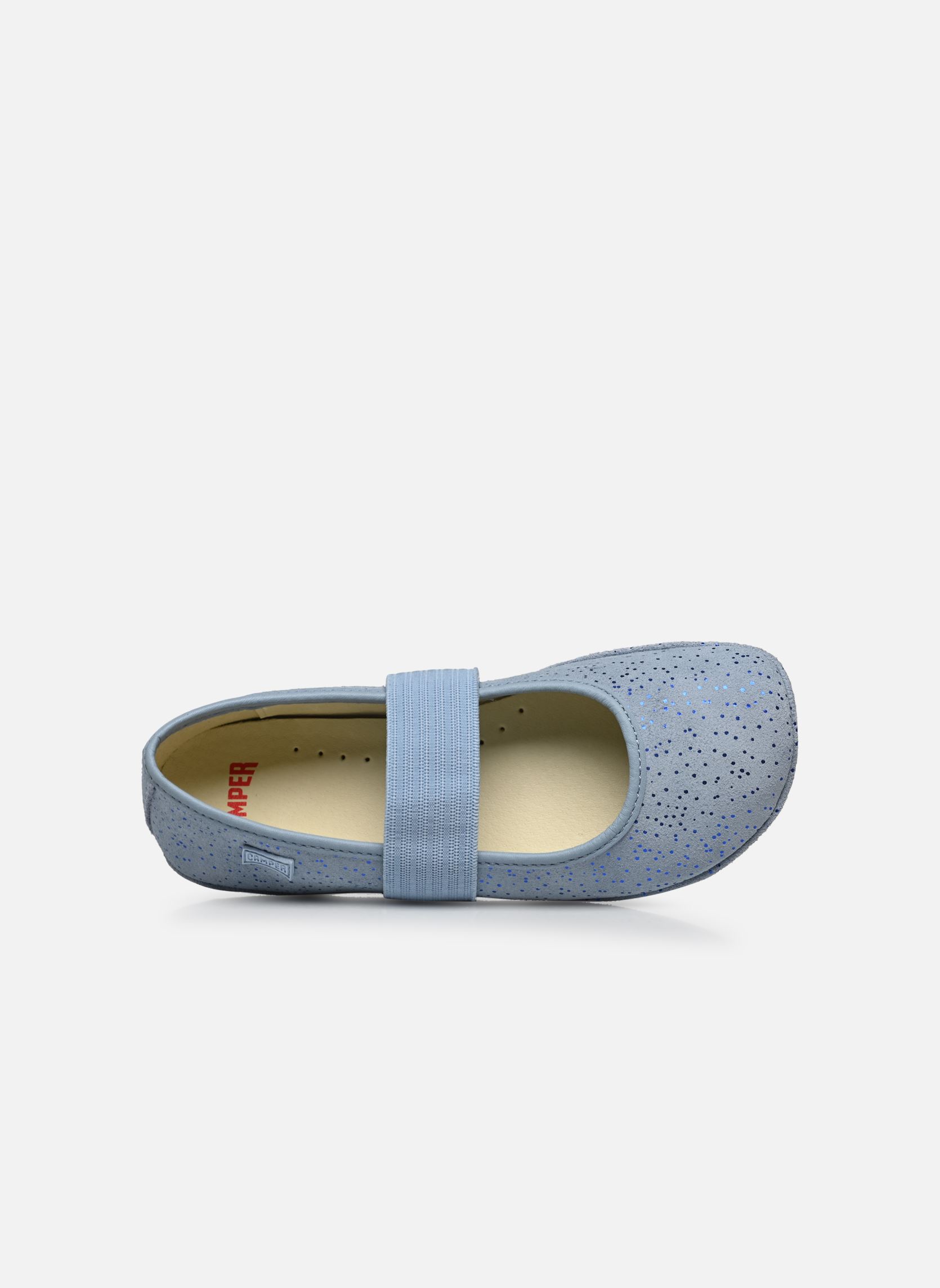 Ballerines Right Kids fille bleu Camper Ballerines Right Kids fille bleu Nieve Capfico-Met.Blue(Cap)/Ki