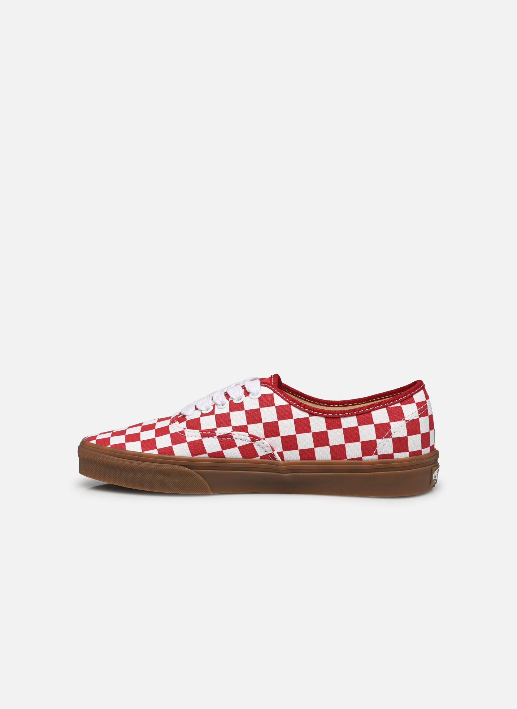 Baskets Authentic M homme rouge Vans Baskets Authentic M homme rouge FAT LACE CHECKER RED
