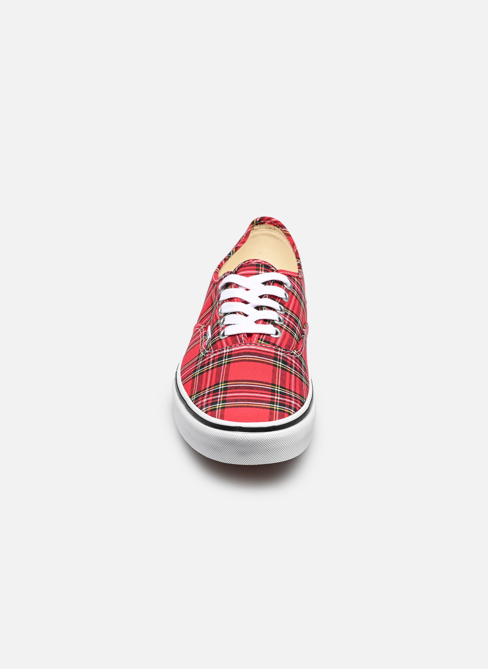 Baskets Authentic M homme rouge Vans Baskets Authentic M homme rouge PLAID RED