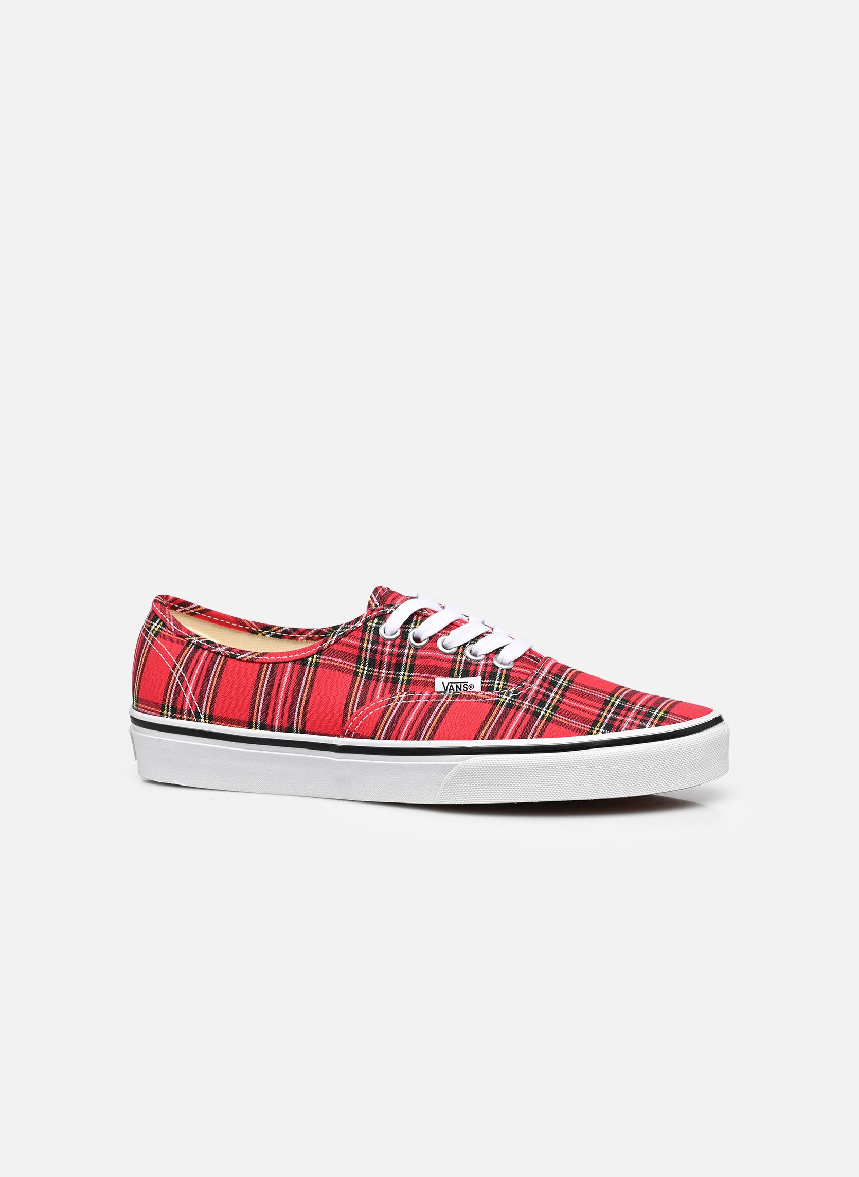 Baskets Authentic M homme rouge Vans Baskets Authentic M homme rouge PLAID RED