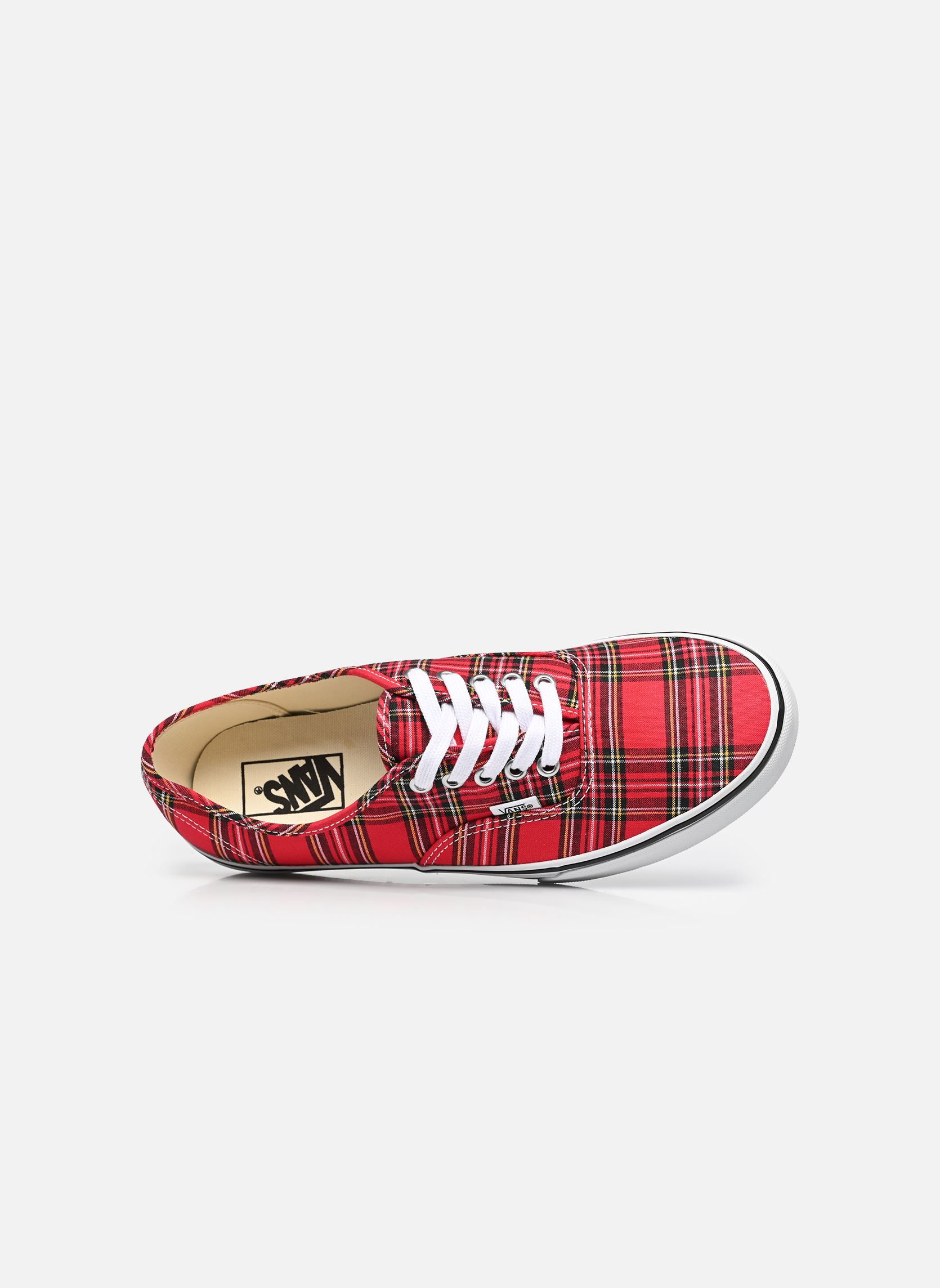 Baskets Authentic M homme rouge Vans Baskets Authentic M homme rouge PLAID RED