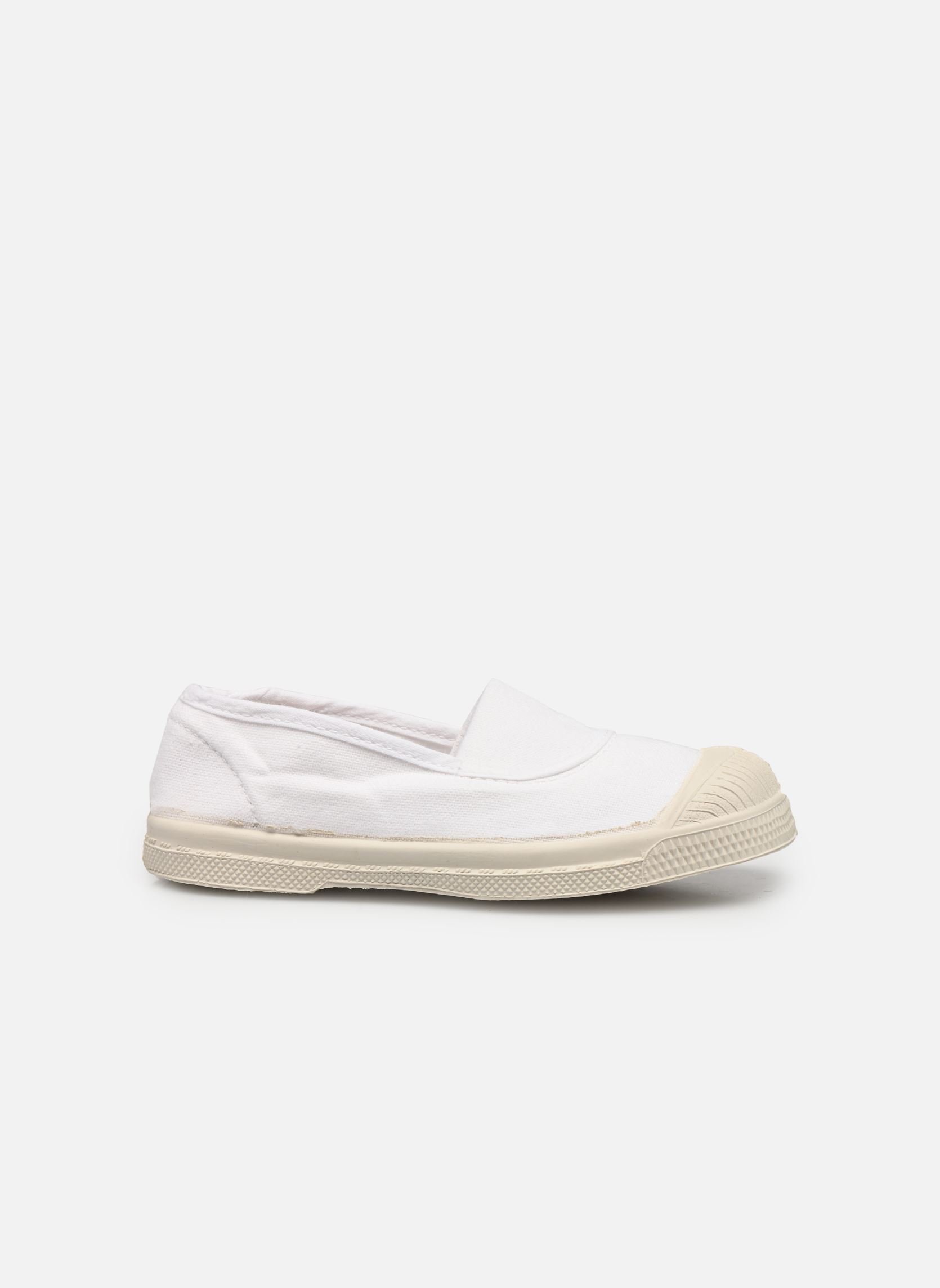 Sneakers Tennis Elastique E wit Bensimon Sneakers Tennis Elastique E wit BLANC