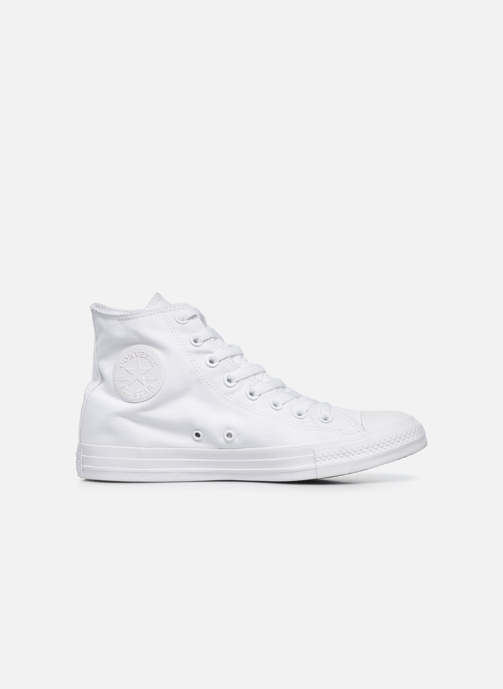 Print sneakers Chuck Taylor All Star Monochrome Canvas heren wit Converse Print sneakers Chuck Taylor All Star Monochrome Canvas heren wit BLANC