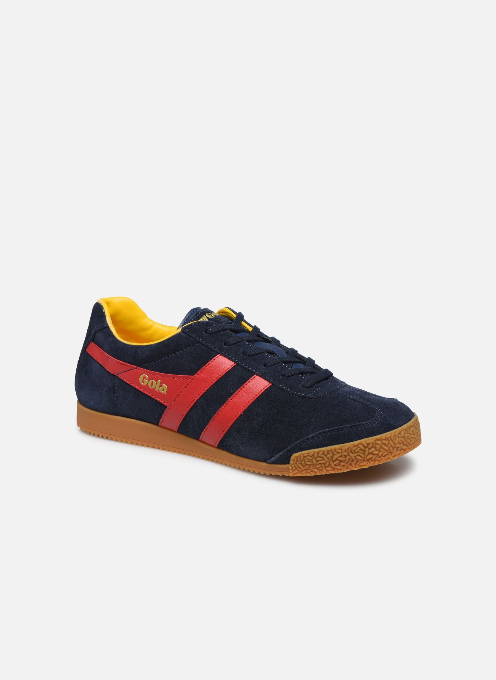 Baskets basses Harrier Suede homme bleu Gola Baskets basses Harrier Suede homme bleu NAVY/RED/SUN