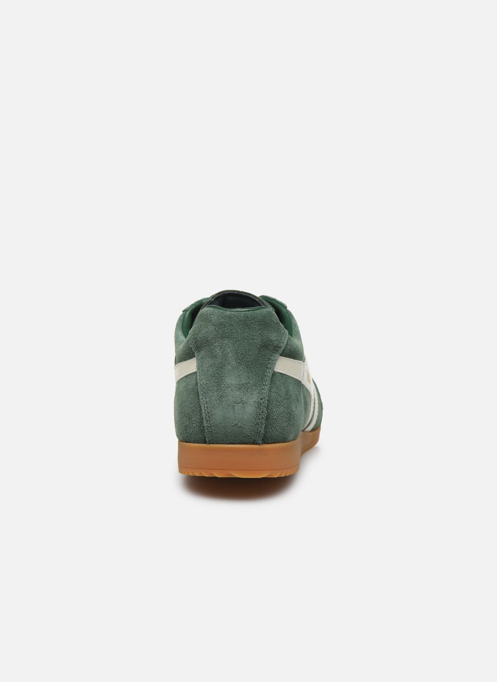 Niedrige Sneaker Harrier Suede herren grün Gola Niedrige Sneaker Harrier Suede herren grün EVERGREENOFF WHITE