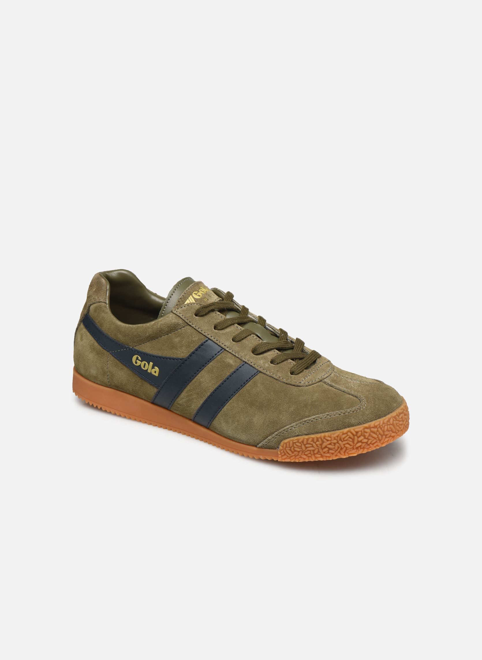 Baskets basses Harrier Suede homme vert Gola Baskets basses Harrier Suede homme vert KHAKI/NAVY