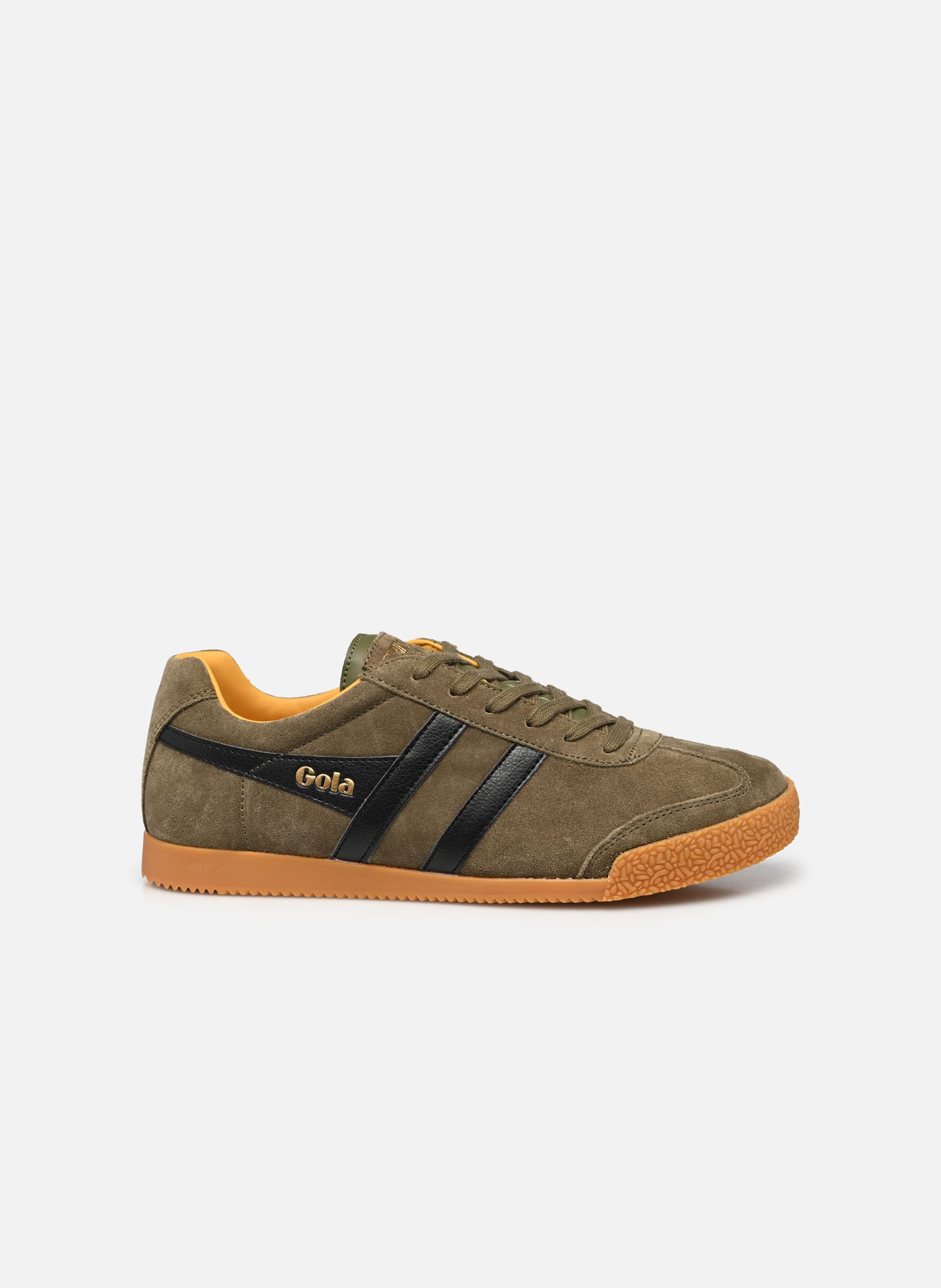 Niedrige Sneaker Harrier Suede herren grün Gola Niedrige Sneaker Harrier Suede herren grün KHAKI/BLACK/SUN