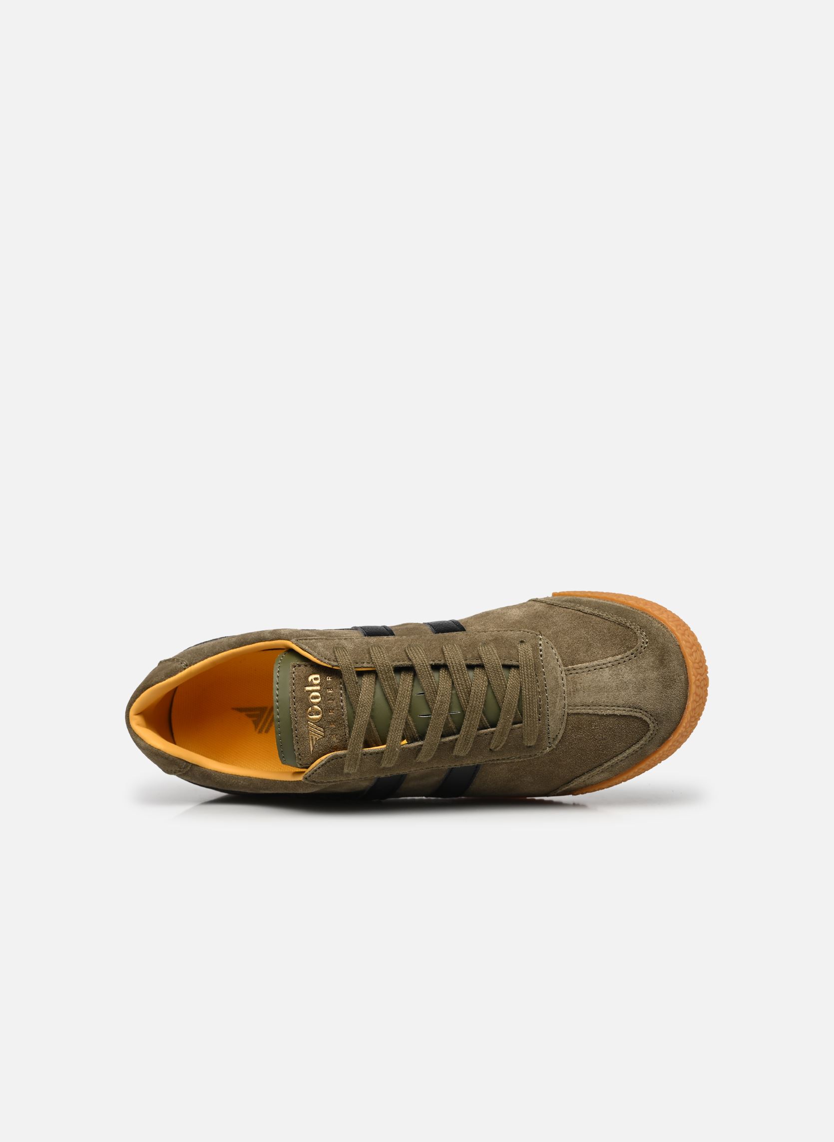 Niedrige Sneaker Harrier Suede herren grün Gola Niedrige Sneaker Harrier Suede herren grün KHAKI/BLACK/SUN