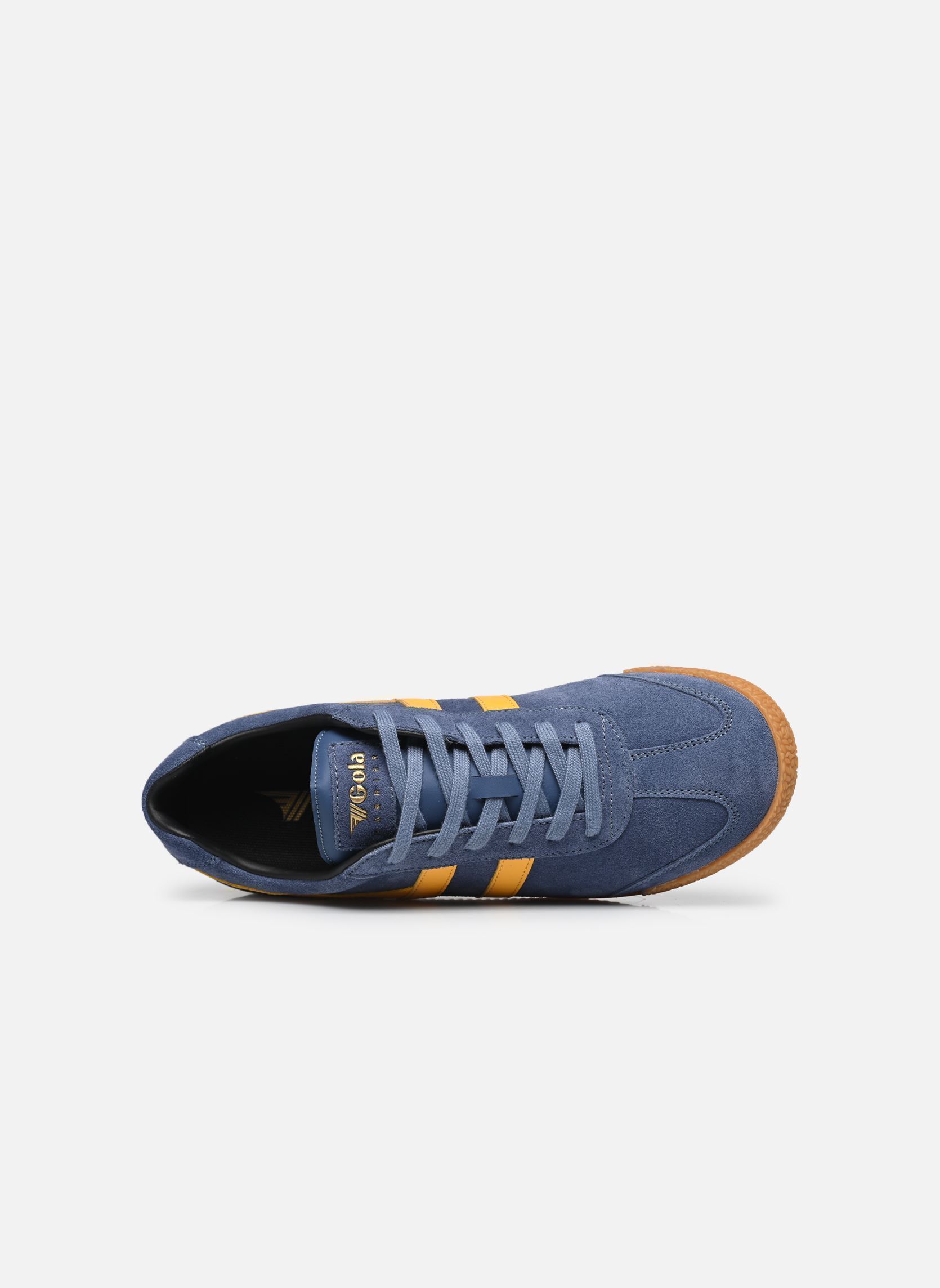 Baskets basses Harrier Suede homme bleu Gola Baskets basses Harrier Suede homme bleu MOONLIGHT/SUN/BLACK