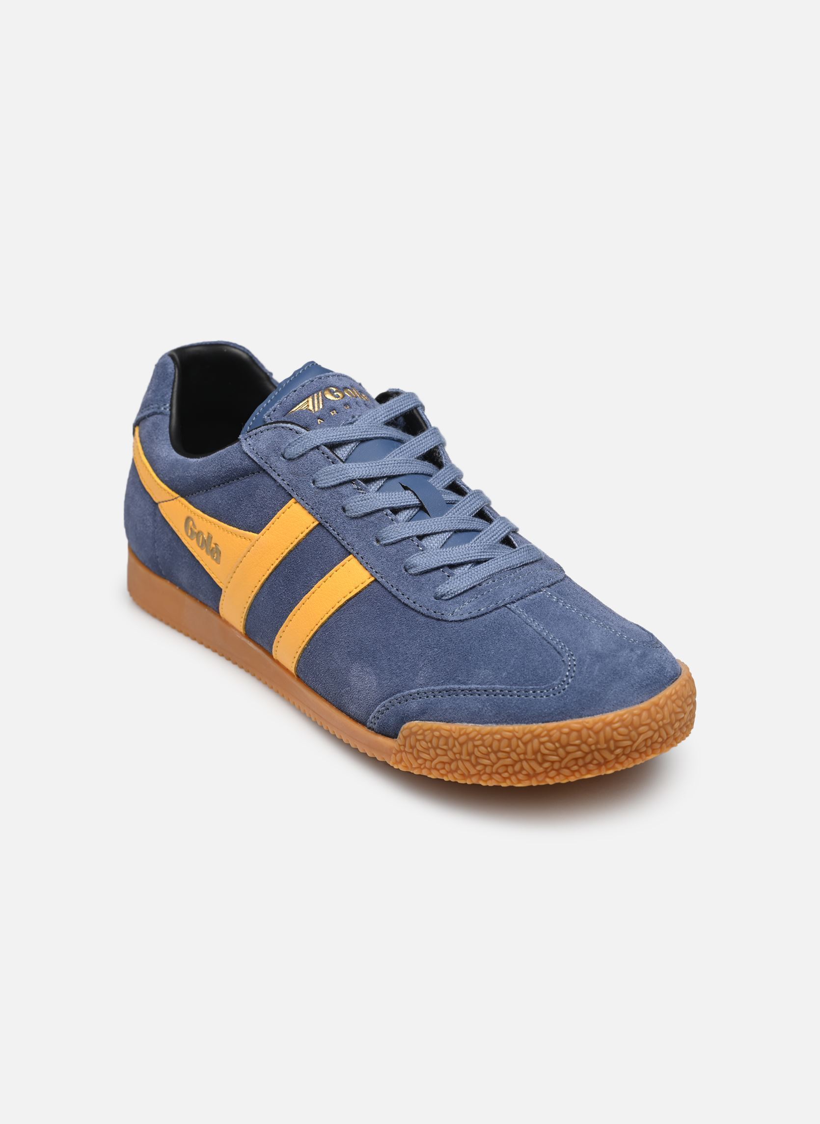Baskets basses Harrier Suede homme bleu Gola Baskets basses Harrier Suede homme bleu MOONLIGHT/SUN/BLACK