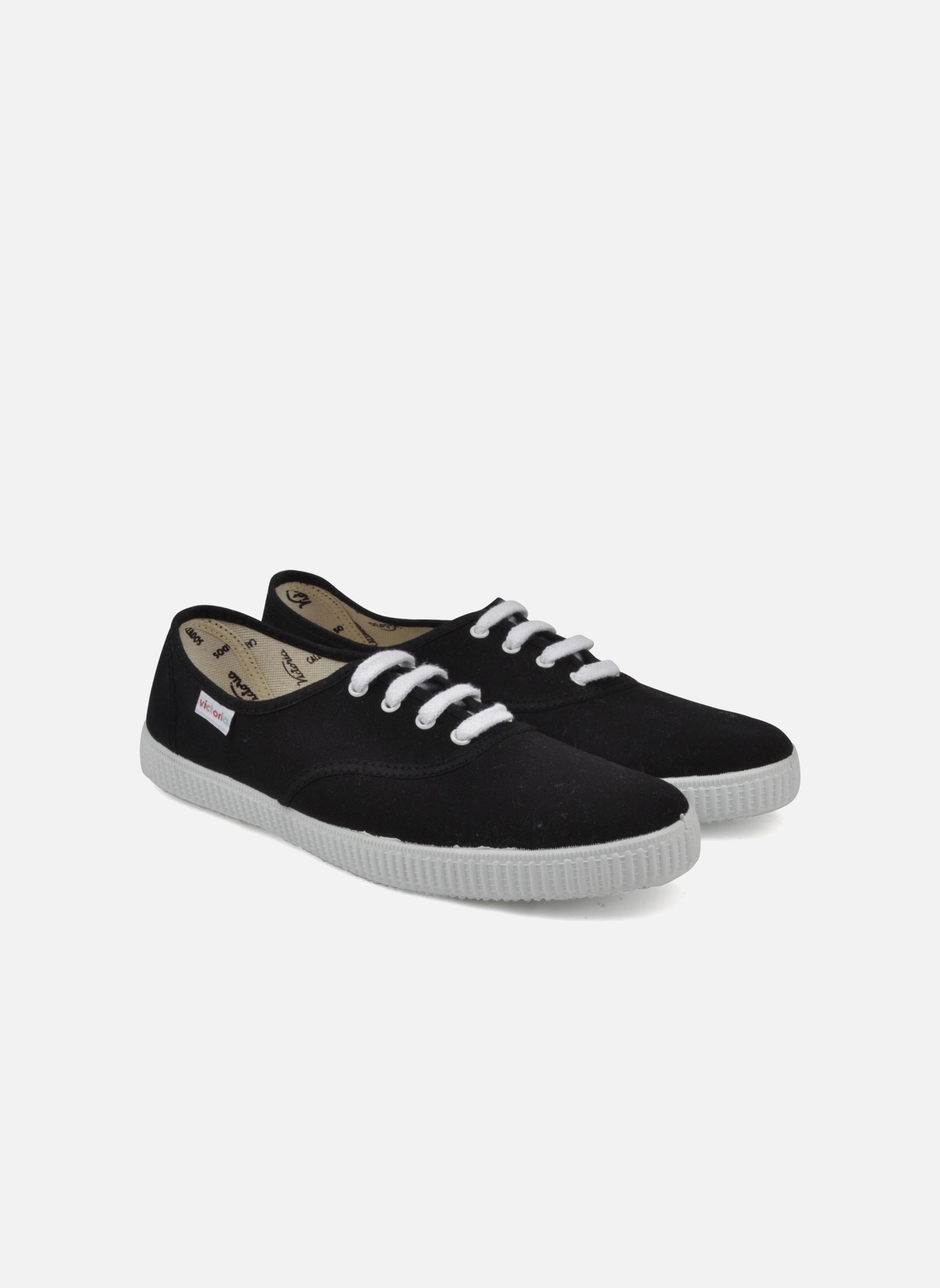 Baskets toile Victoria M homme noir Victoria Baskets toile Victoria M homme noir BLACK WHITE