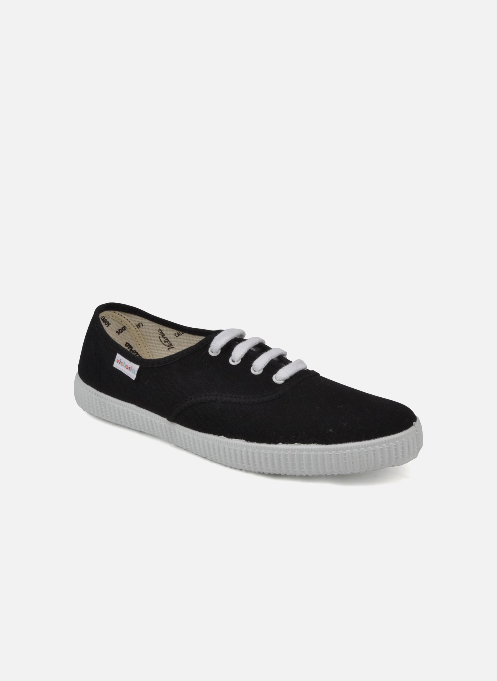 Baskets toile Victoria M homme noir Victoria Baskets toile Victoria M homme noir BLACK WHITE