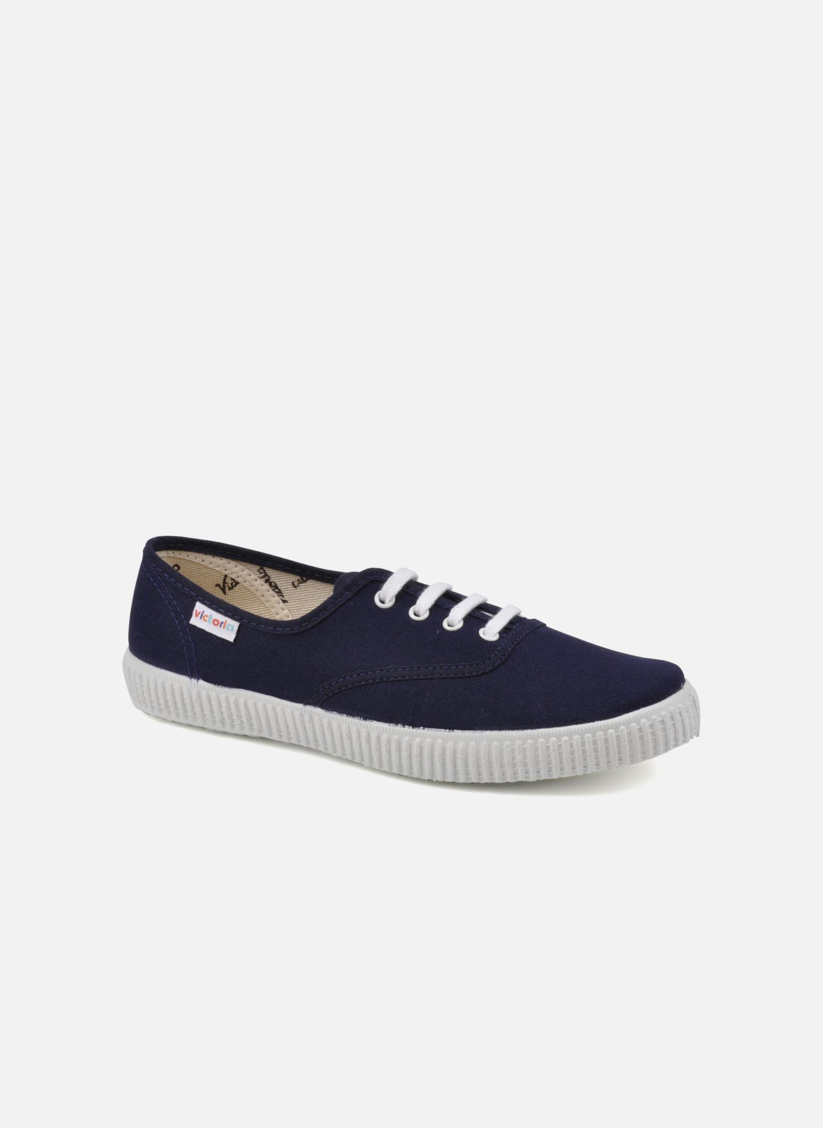 Print sneakers 1915 Inglesa Lona W dames blauw Victoria Print sneakers 1915 Inglesa Lona W dames blauw MARINO