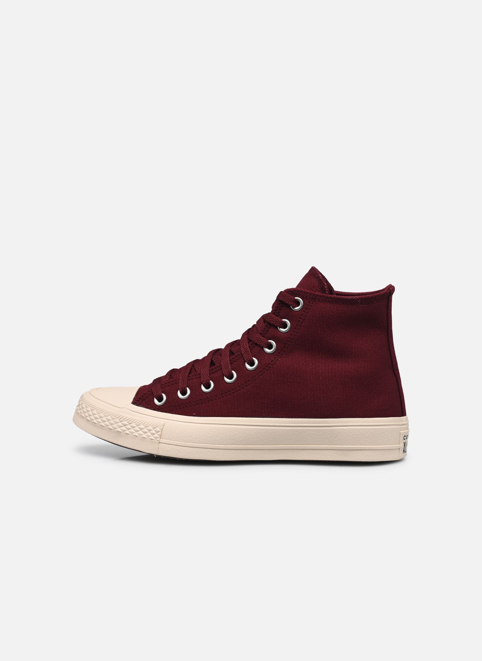 Baskets Chuck Taylor All Star Hi M homme bordeaux Converse Baskets Chuck Taylor All Star Hi M homme bordeaux DEEP BORDEAUX/NATURAL IVORY
