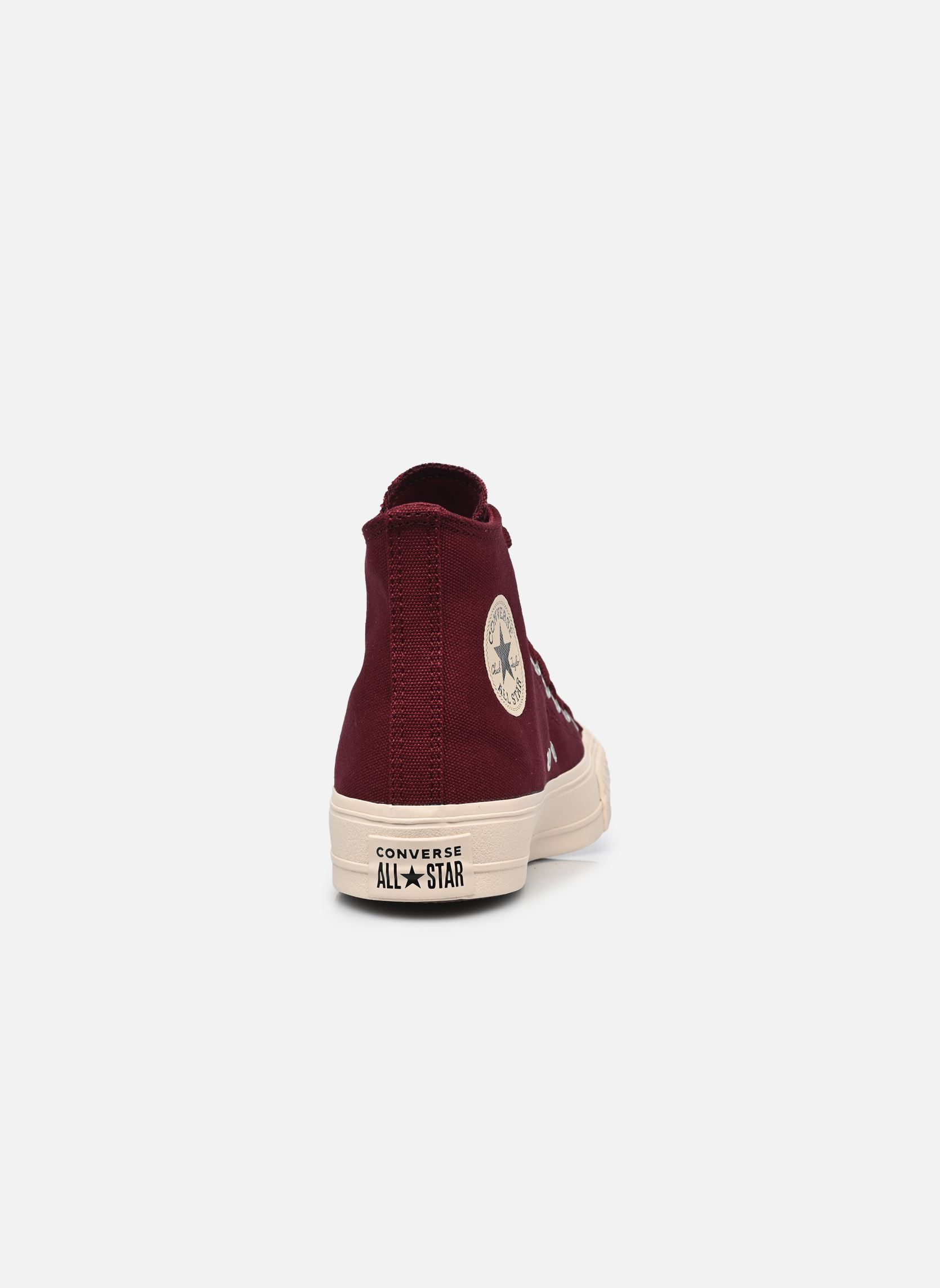 Baskets Chuck Taylor All Star Hi M homme bordeaux Converse Baskets Chuck Taylor All Star Hi M homme bordeaux DEEP BORDEAUX/NATURAL IVORY