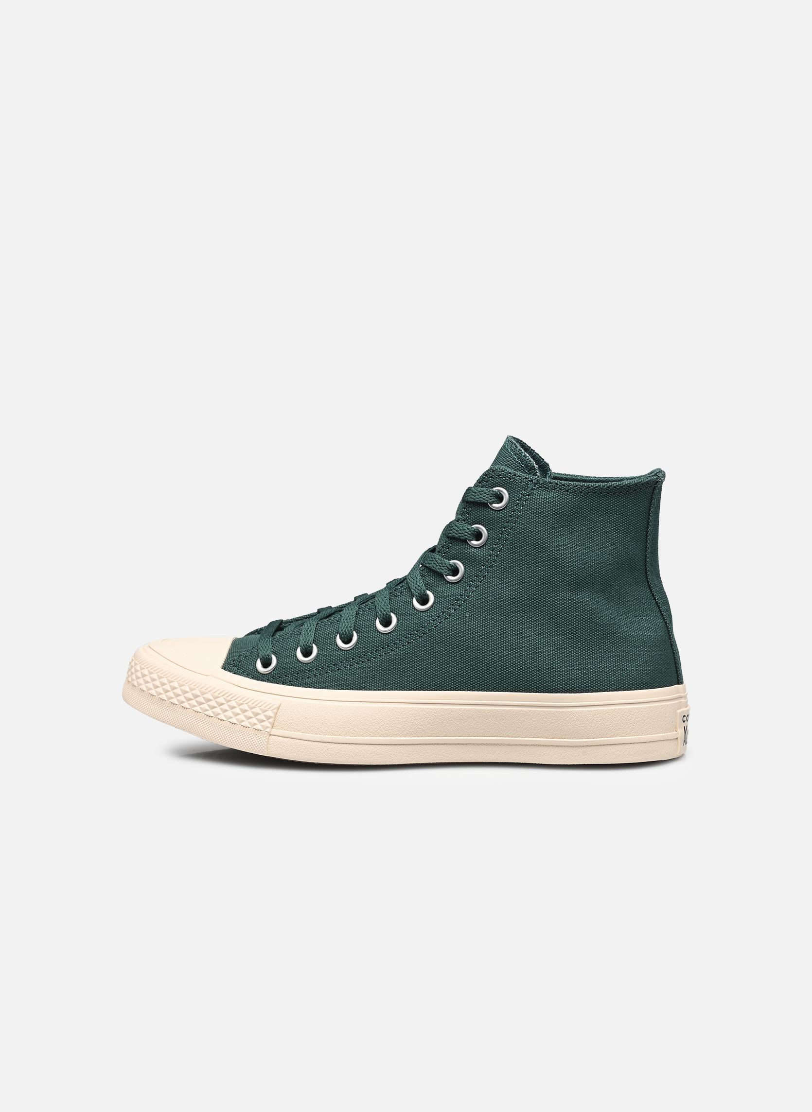 Baskets Chuck Taylor All Star Hi M homme vert Converse Baskets Chuck Taylor All Star Hi M homme vert BRANCH OUT/NATURAL IVORY/BLACK