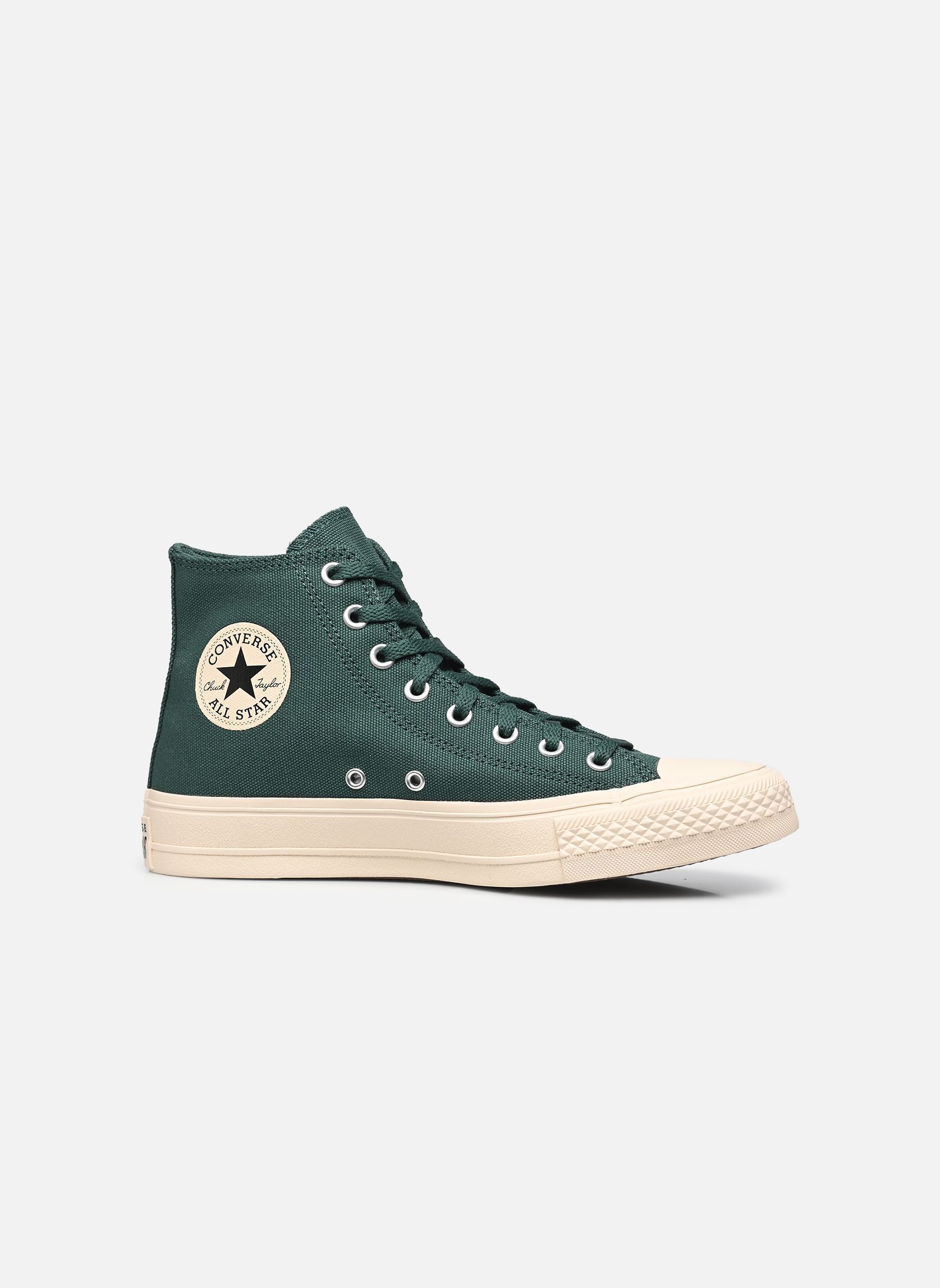Baskets Chuck Taylor All Star Hi M homme vert Converse Baskets Chuck Taylor All Star Hi M homme vert BRANCH OUT/NATURAL IVORY/BLACK