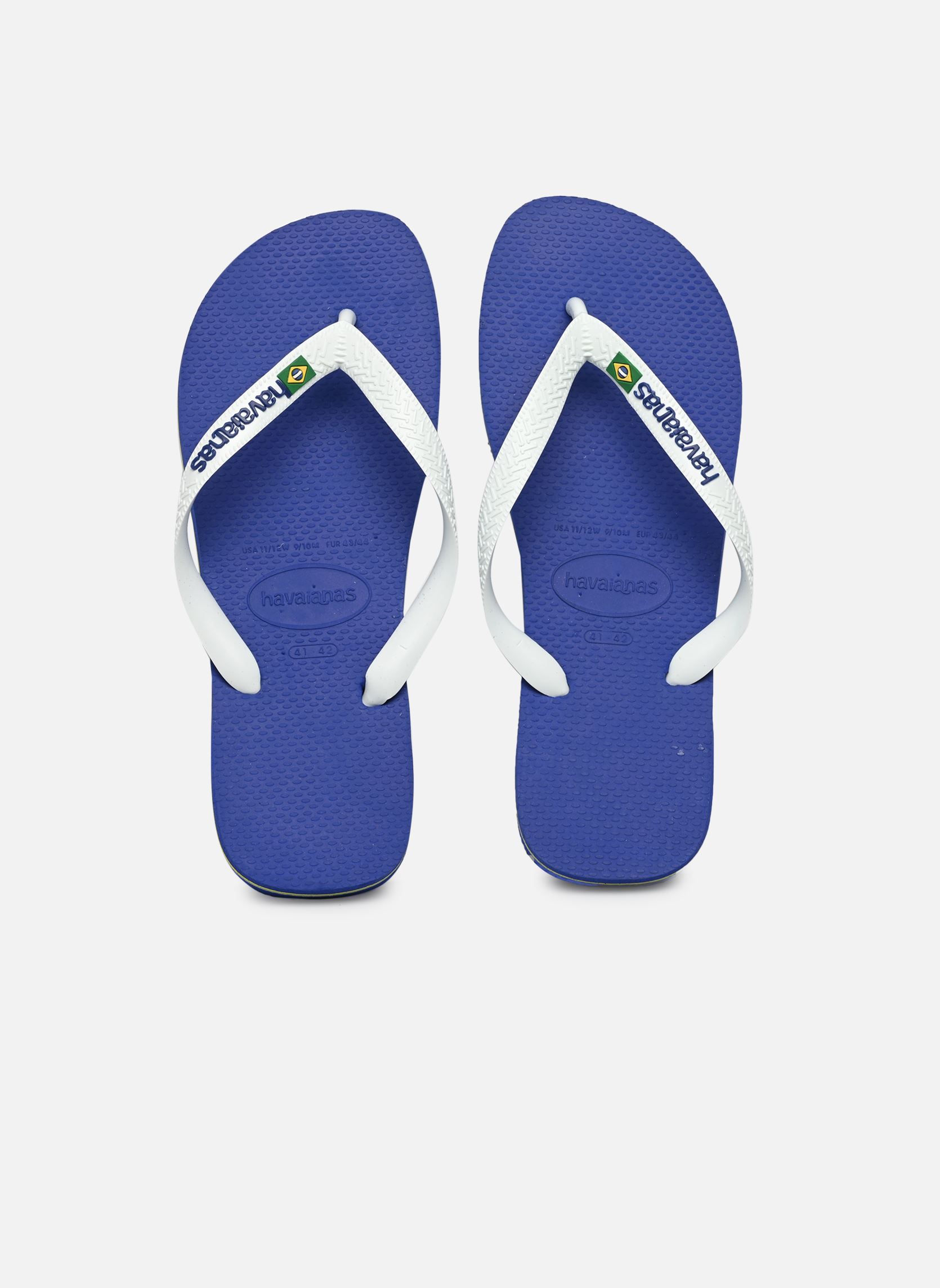 Tongs Brasil Logo M homme bleu Havaianas Tongs Brasil Logo M homme bleu Marine Blue