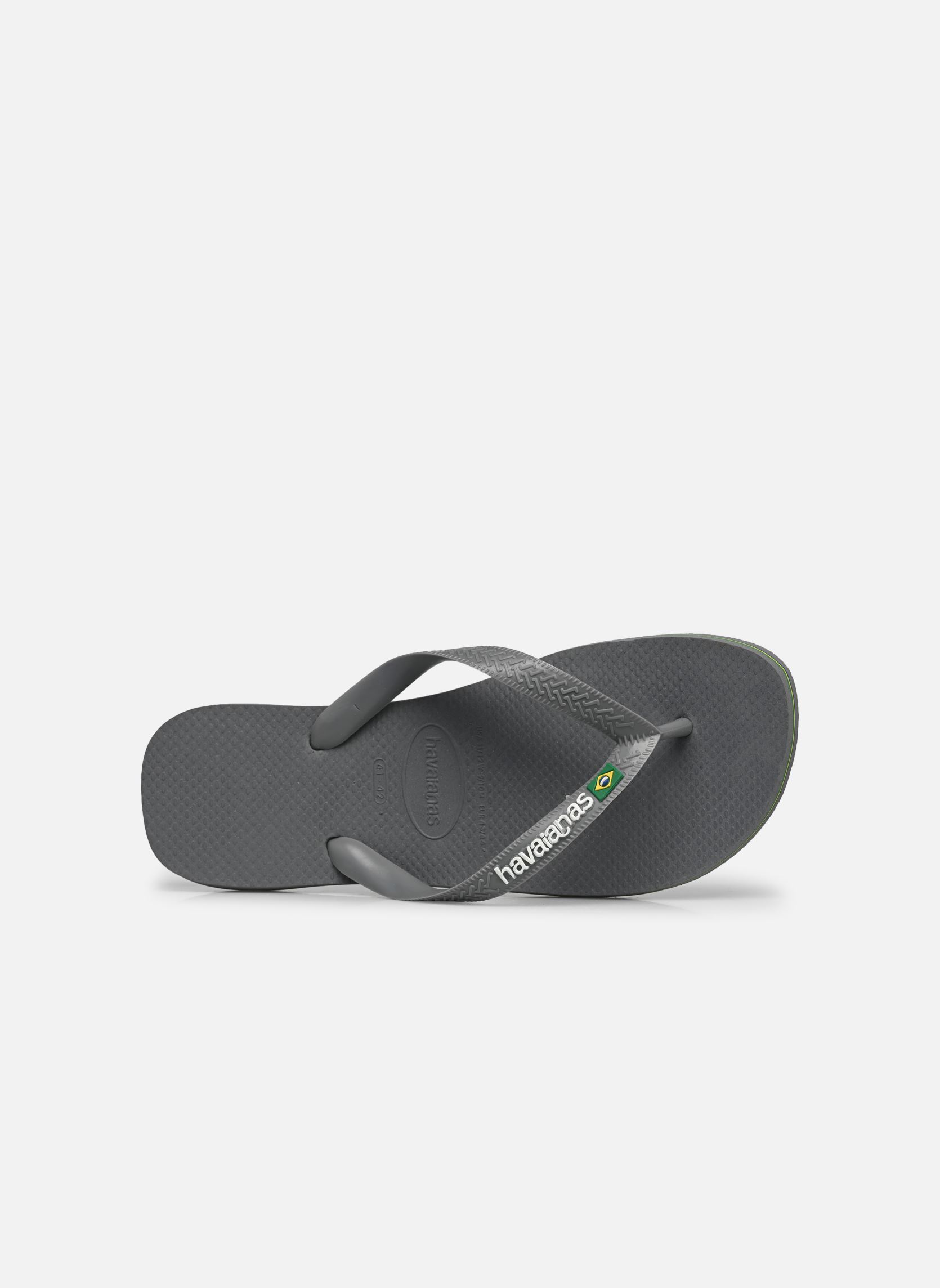 Tongs Brasil Logo M homme gris Havaianas Tongs Brasil Logo M homme gris STEEL GREY/STEEL GREY