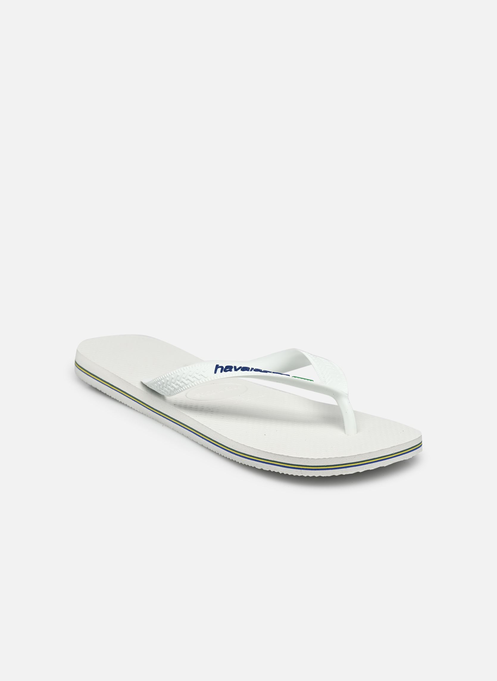 Slippers Brasil Logo M heren wit Havaianas Slippers Brasil Logo M heren wit White