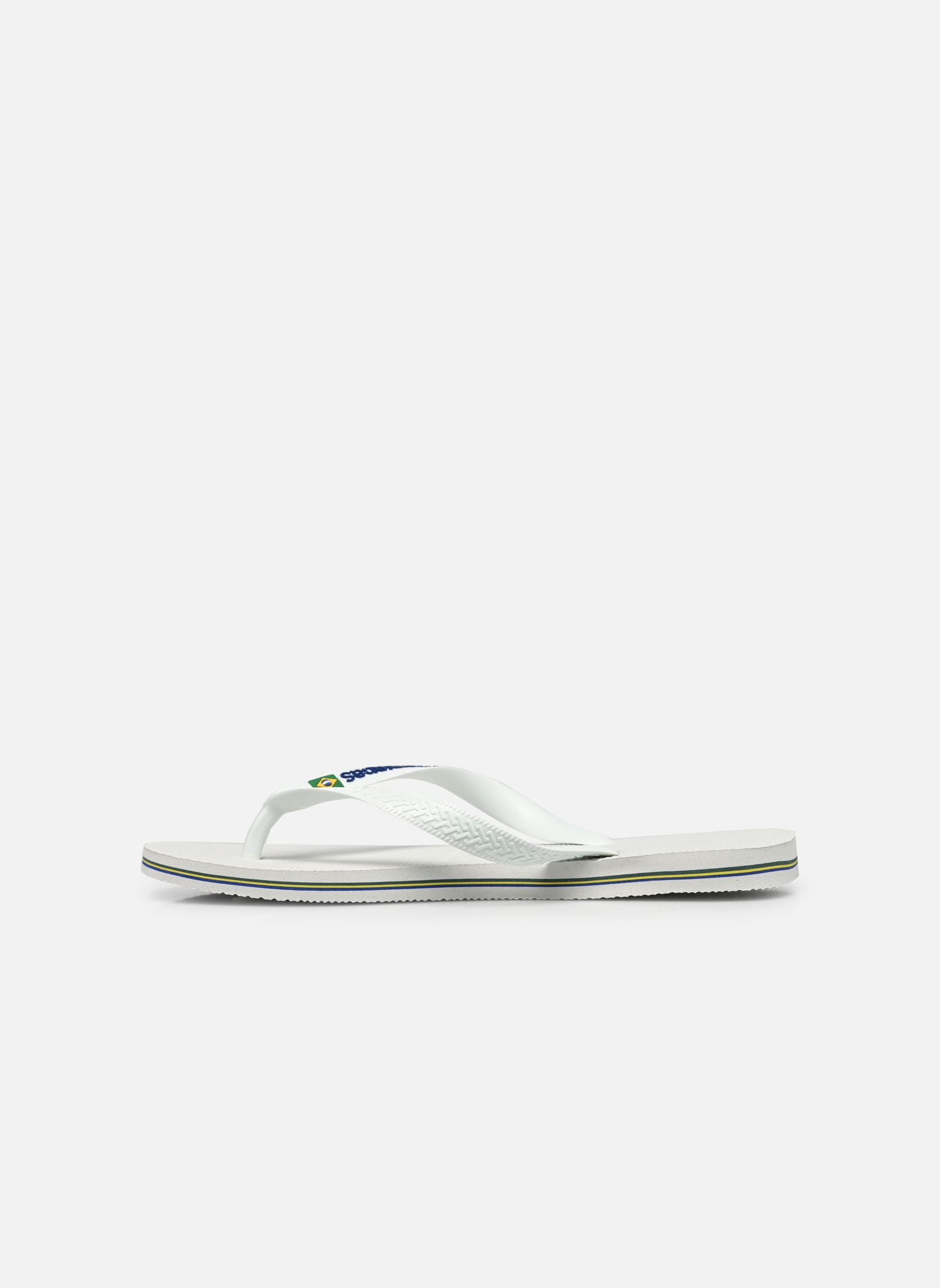 Slippers Brasil Logo M heren wit Havaianas Slippers Brasil Logo M heren wit White