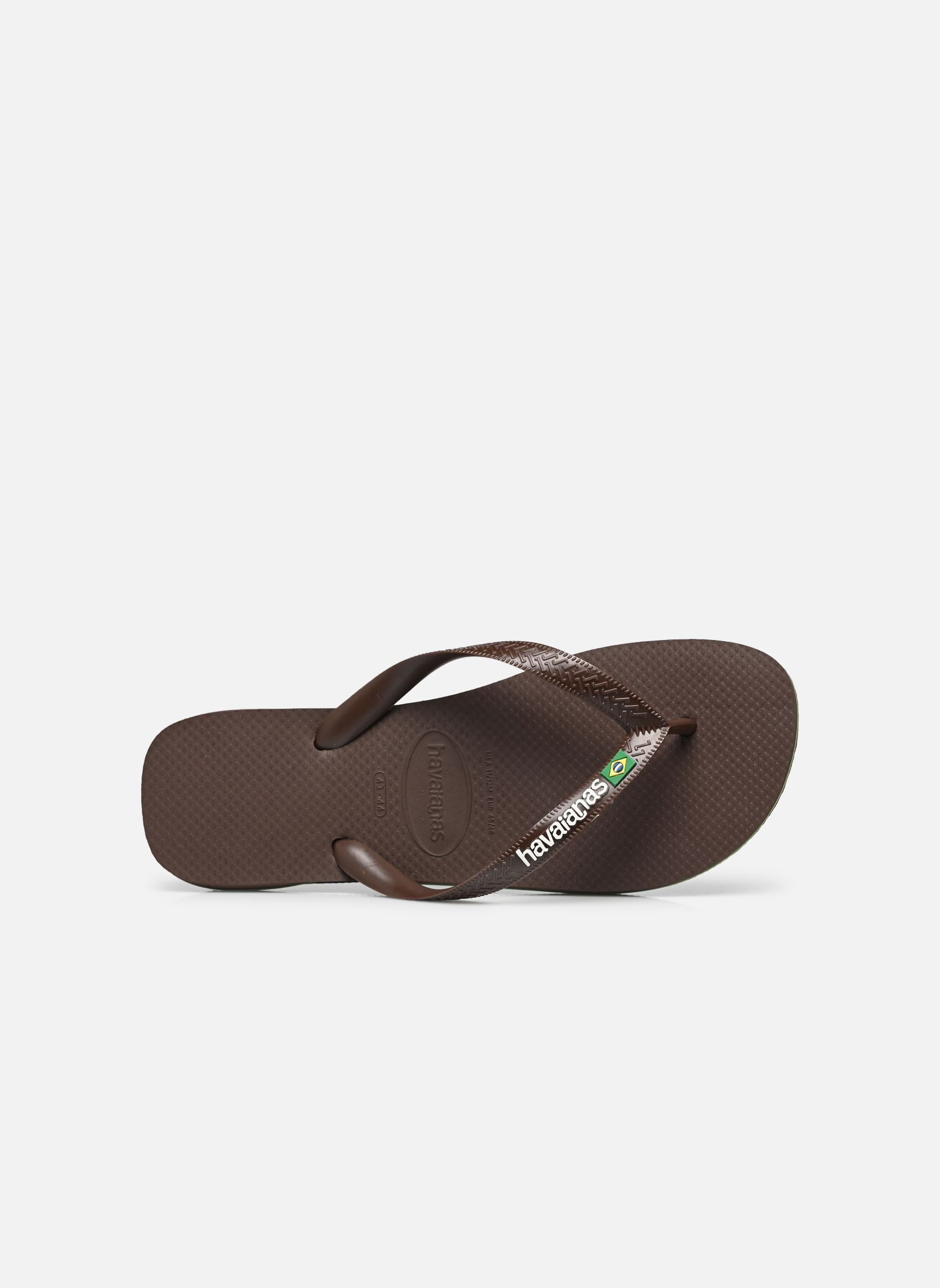 Infradito Brasil Logo M uomo marrone Havaianas Infradito Brasil Logo M uomo marrone Dark Brown/white