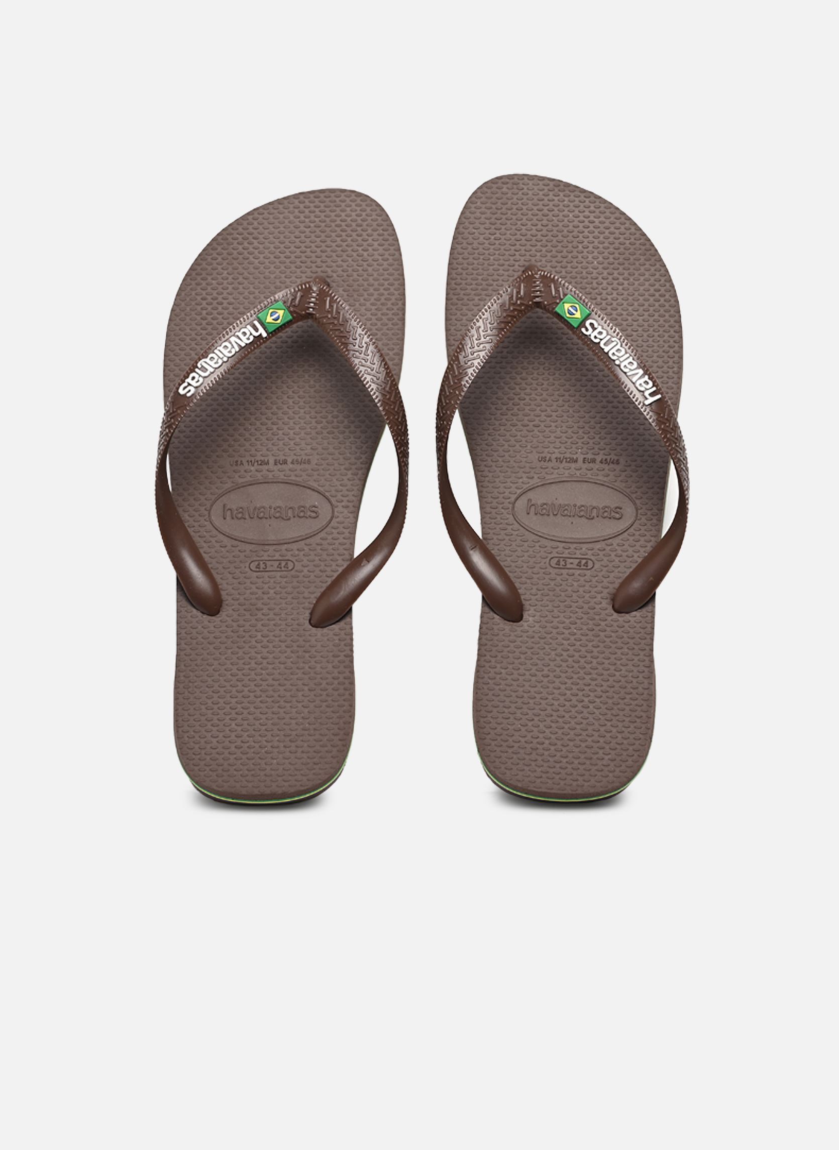 Infradito Brasil Logo M uomo marrone Havaianas Infradito Brasil Logo M uomo marrone Dark Brown/white