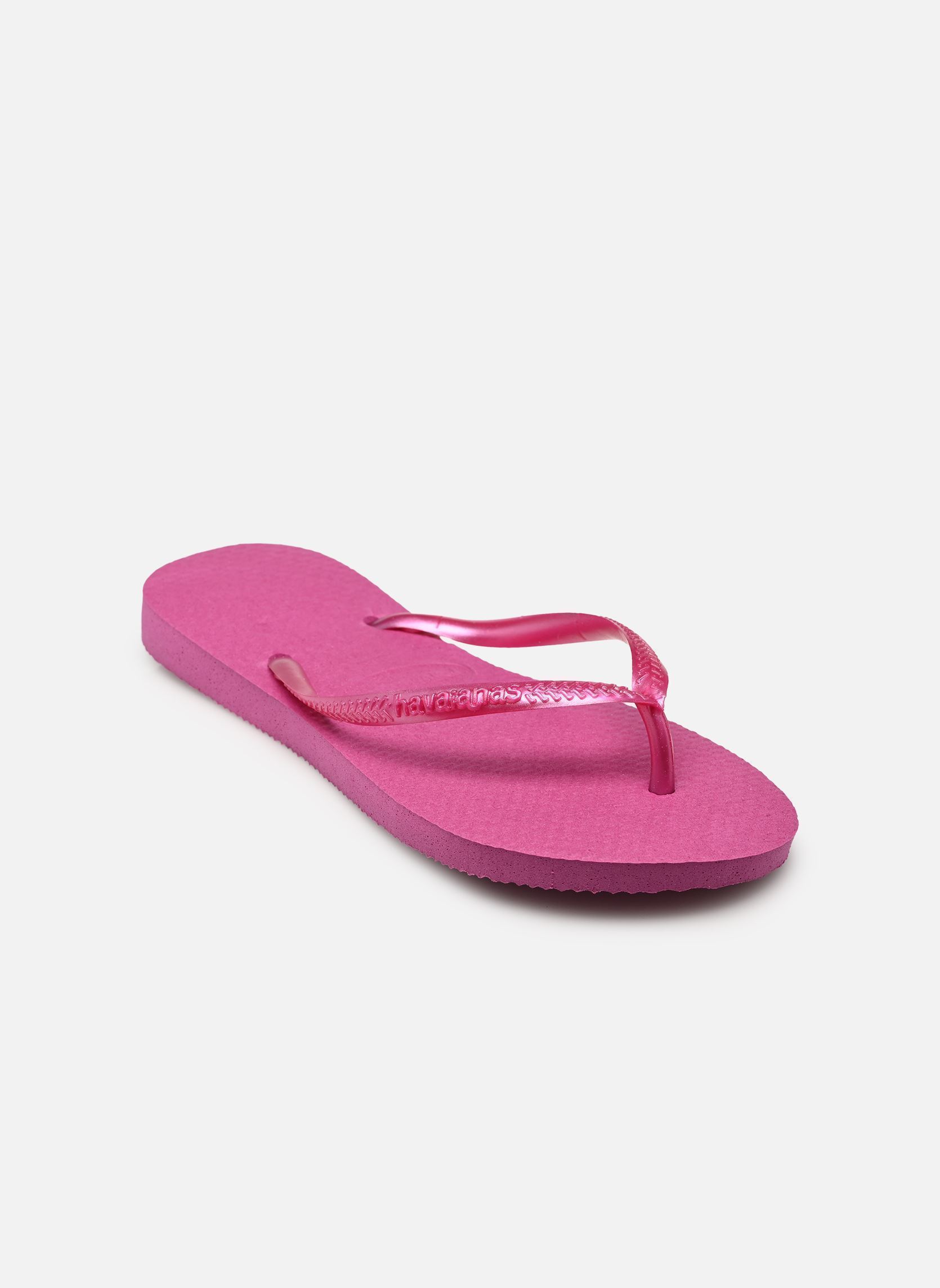 Flip-Flops Kids Slim mädchen rosa Havaianas Flip-Flops Kids Slim mädchen rosa METALLIC PINK GUM