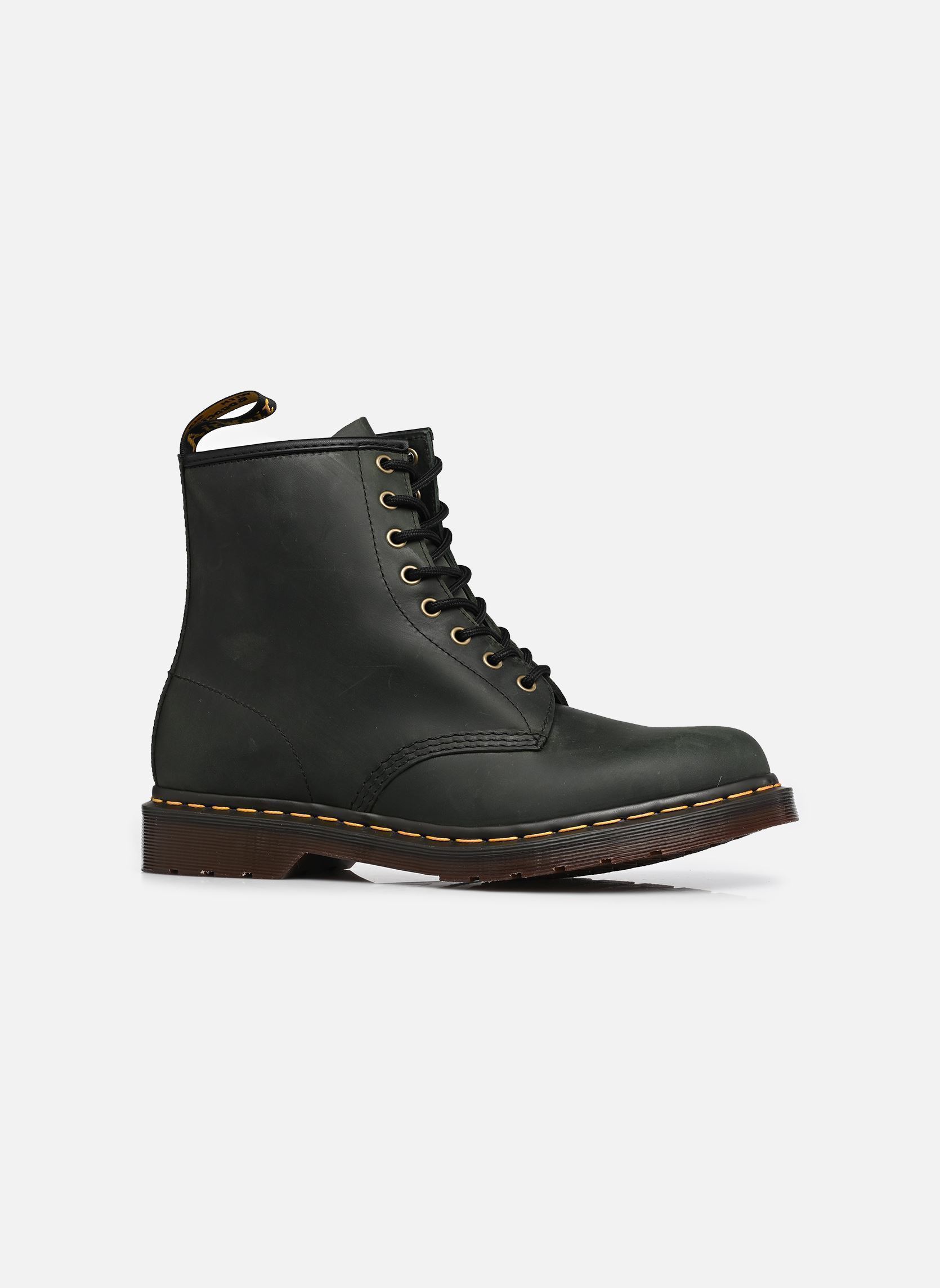 Geschnürte Stiefeletten 1460 herren grün Dr. Martens Geschnürte Stiefeletten 1460 herren grün DMS GREEN CRAZY HORSE