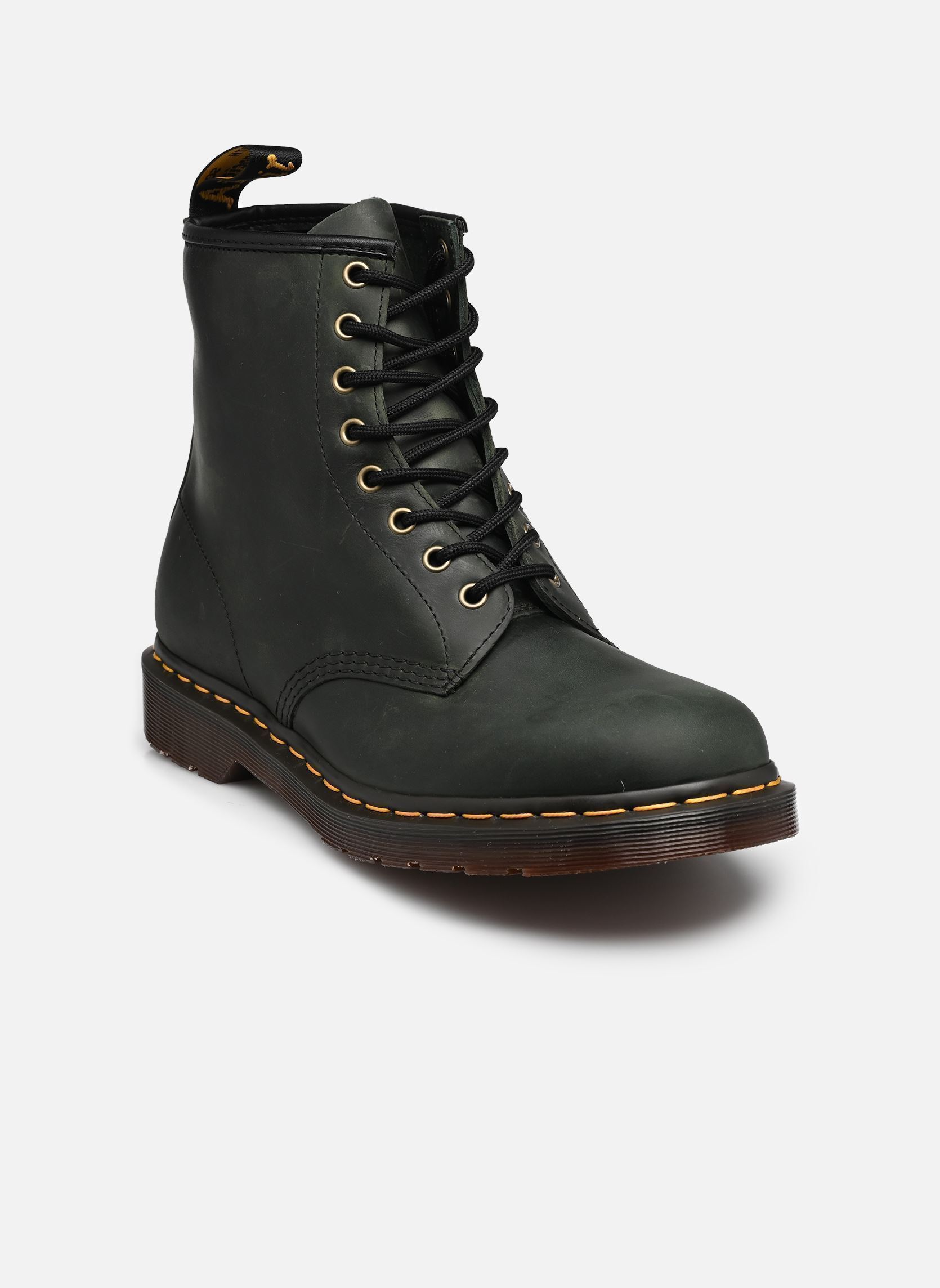 Geschnürte Stiefeletten 1460 herren grün Dr. Martens Geschnürte Stiefeletten 1460 herren grün DMS GREEN CRAZY HORSE