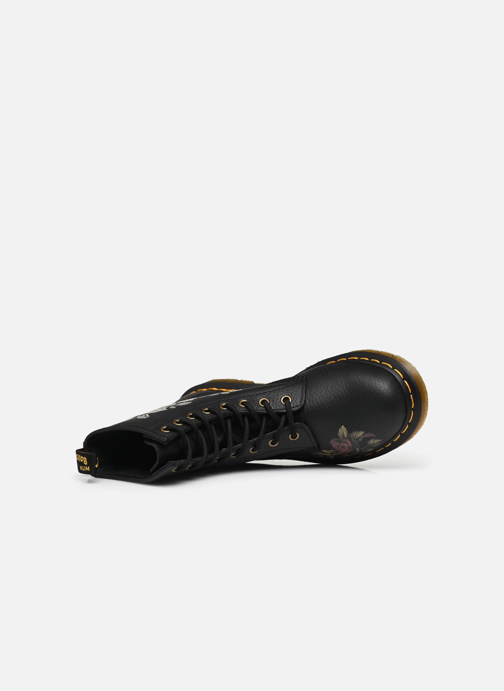 Bottines à lacets 1460 femme noir Dr. Martens Bottines à lacets 1460 femme noir BLACK DECAYED ROSES CLASSIC TU