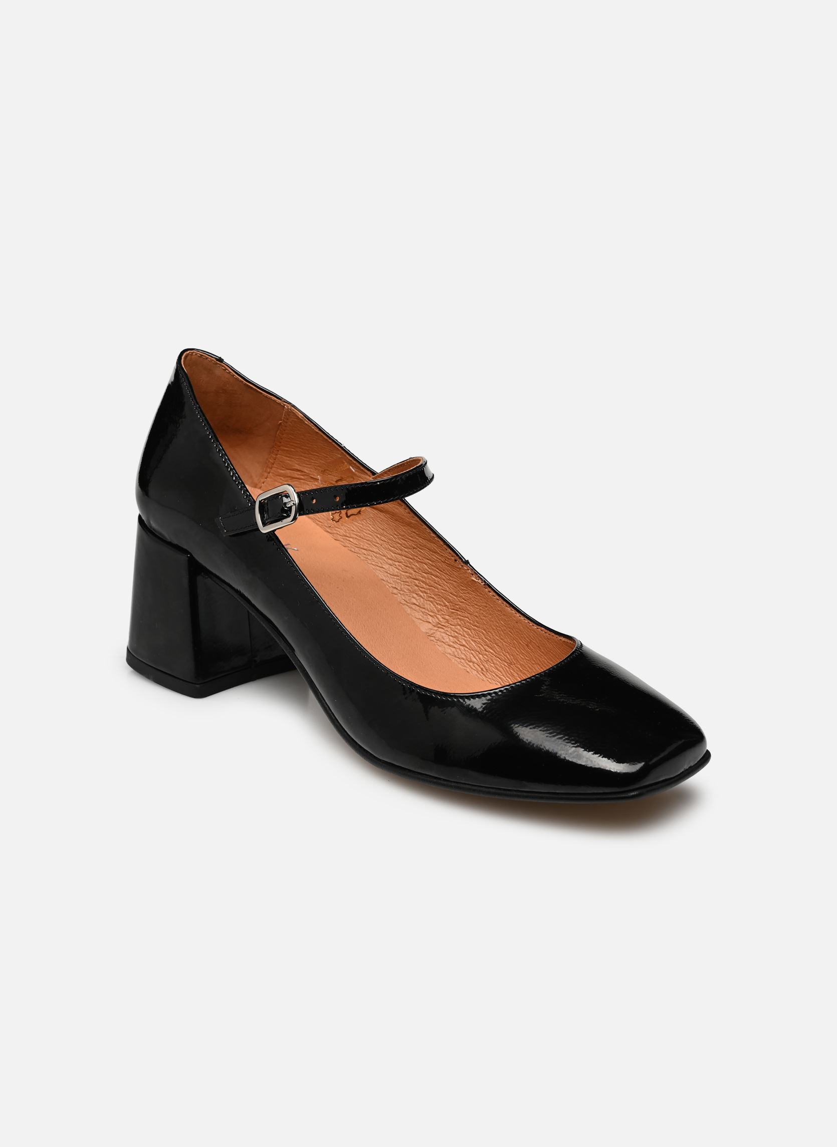 Escarpins à brides Alienor femme noir Jonak Escarpins à brides Alienor femme noir Vernis noir
