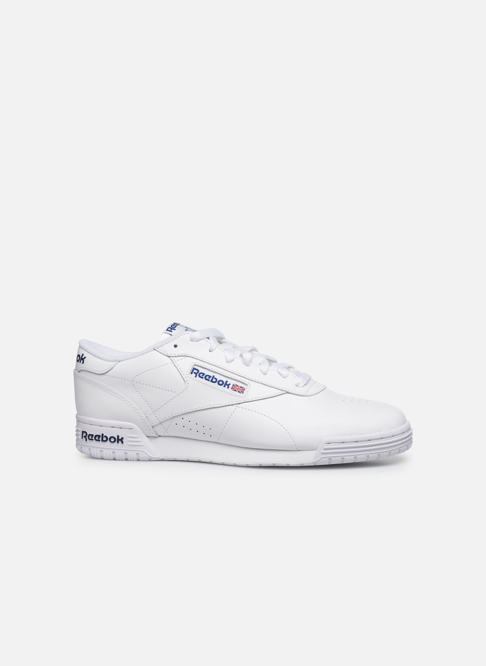 Baskets basses Exofit Lo Clean Logo Int homme blanc Reebok Baskets basses Exofit Lo Clean Logo Int homme blanc INT-WHITEROYAL BLUEROYAL BLUE