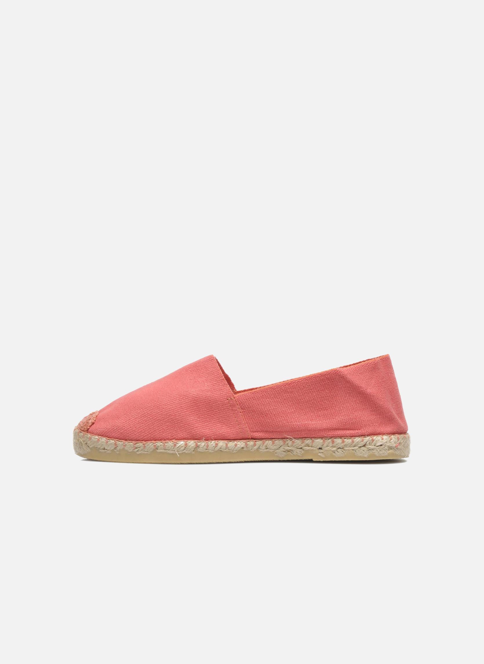 Platte espadrilles Sabline F dames oranje La maison de l'espadrille Platte espadrilles Sabline F dames oranje Corail