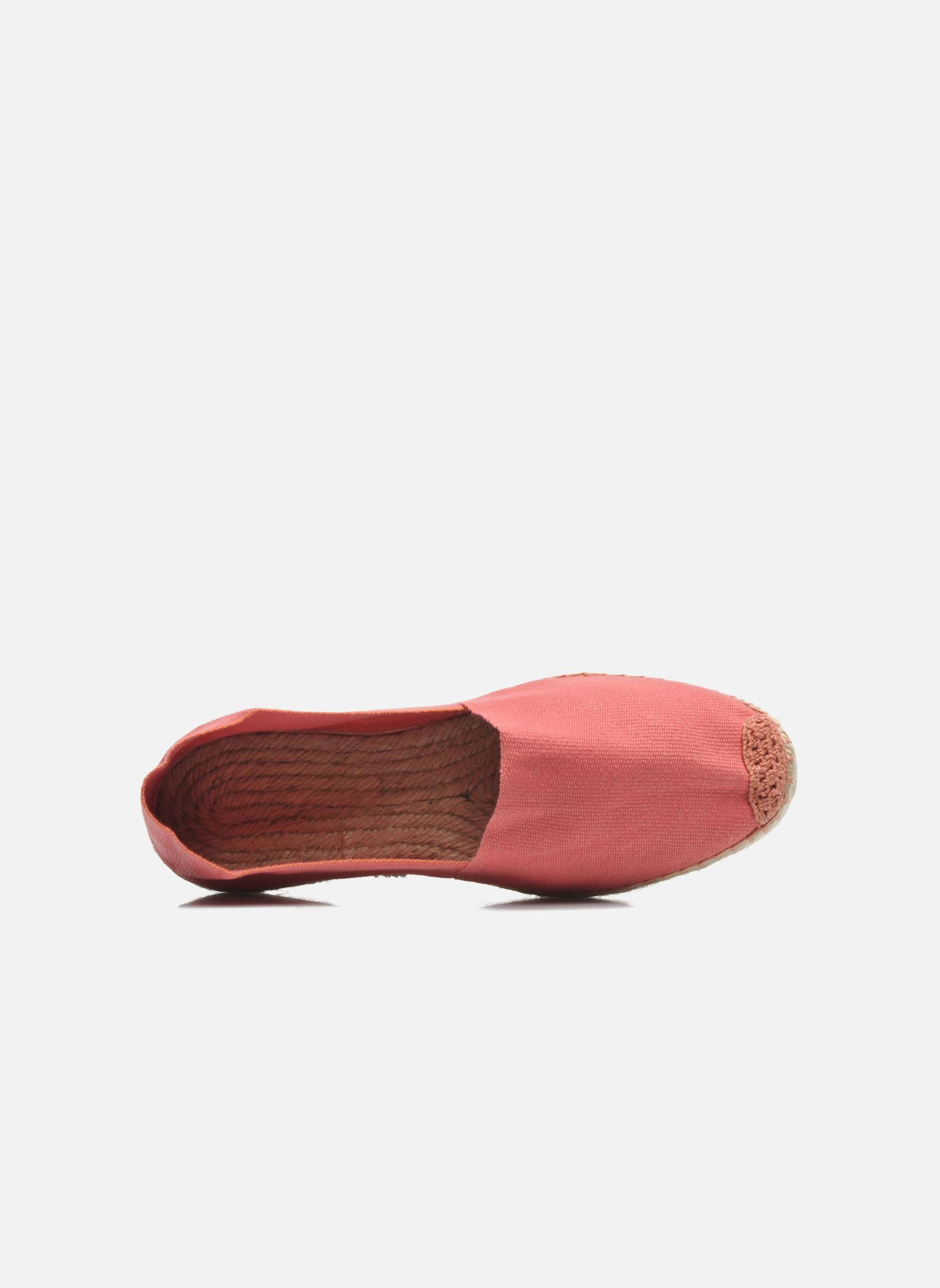 Platte espadrilles Sabline F dames oranje La maison de l'espadrille Platte espadrilles Sabline F dames oranje Corail
