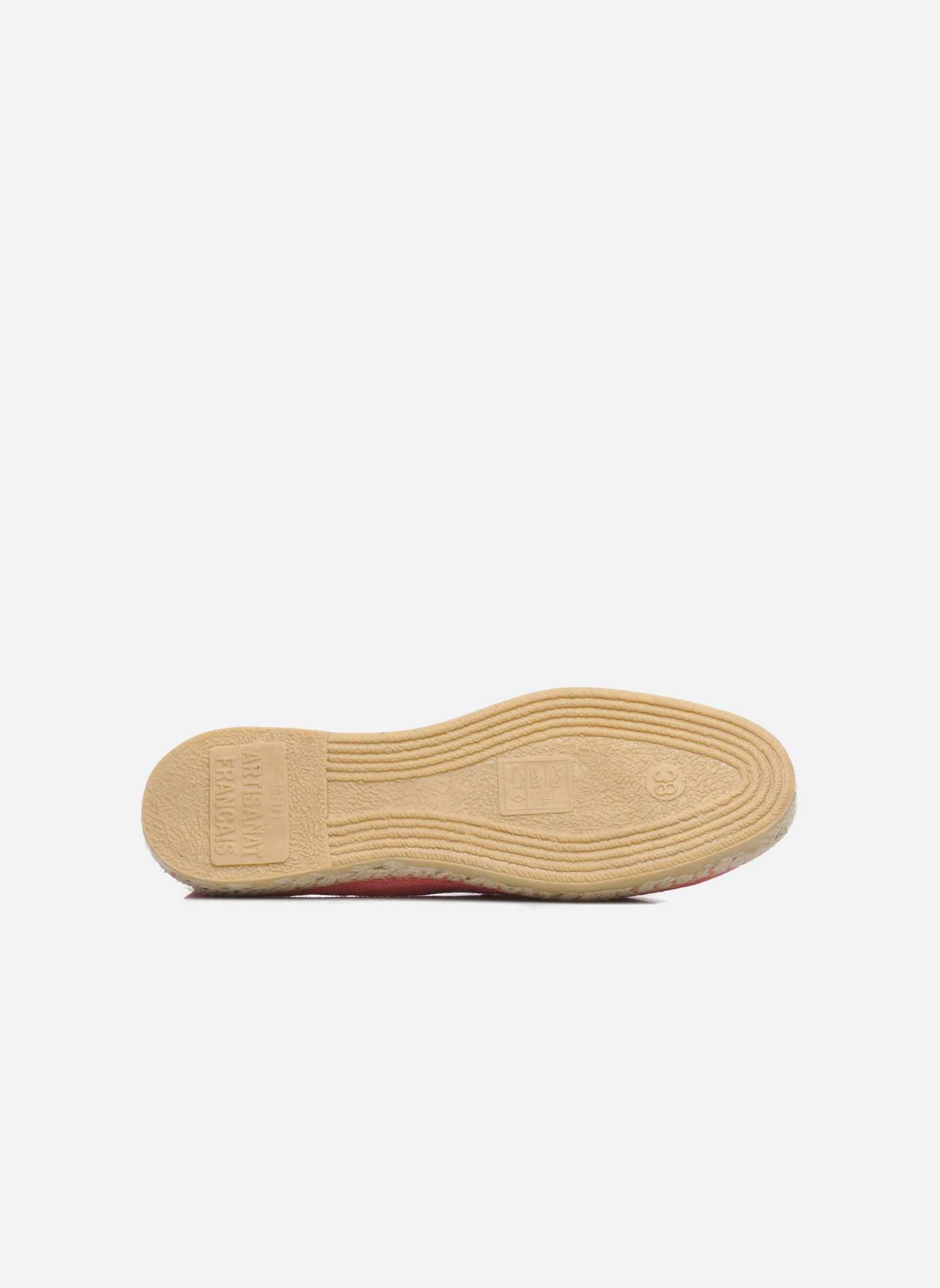 Platte espadrilles Sabline F dames oranje La maison de l'espadrille Platte espadrilles Sabline F dames oranje Corail