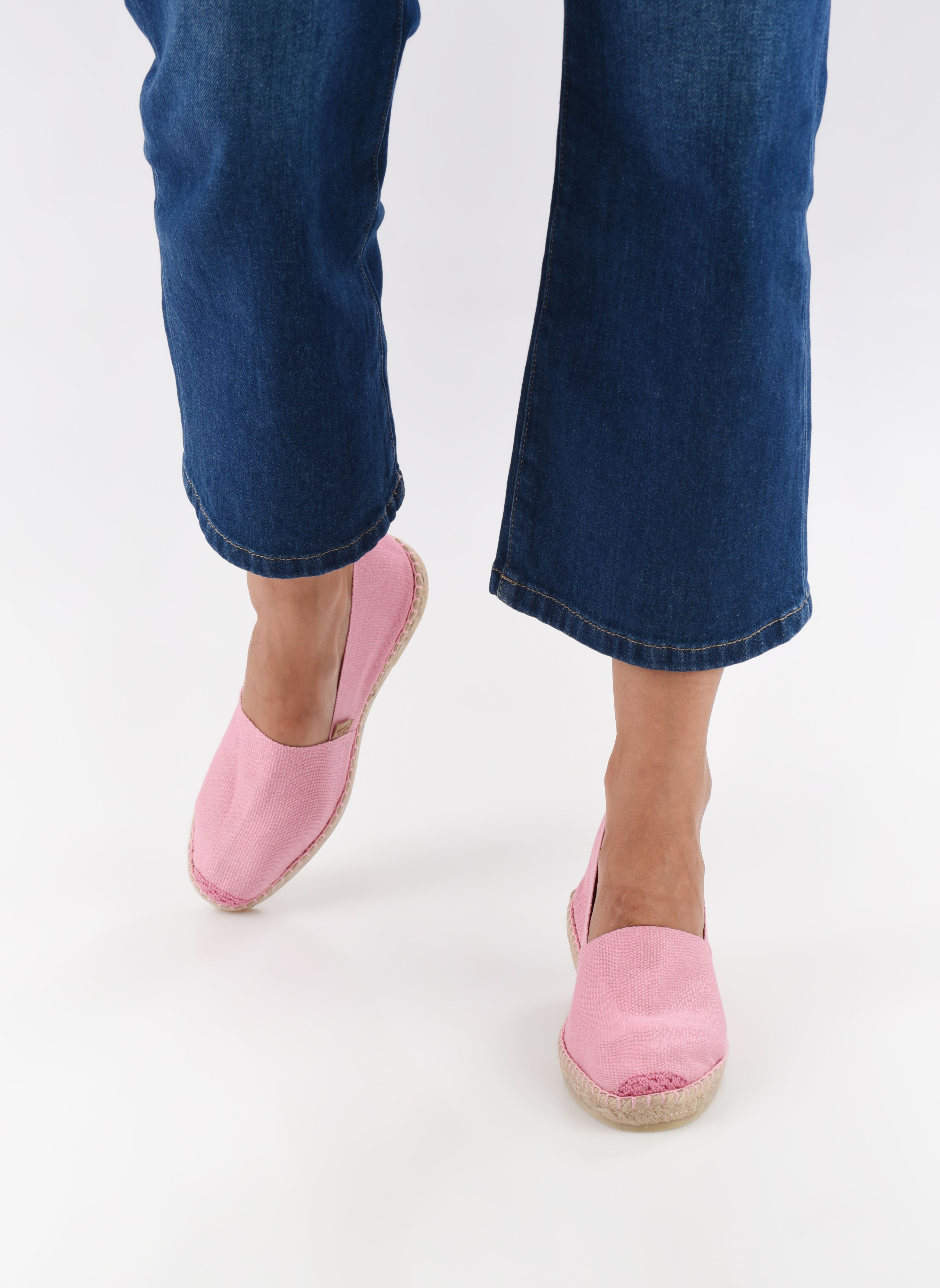 Flache Espadrilles Sabline F damen rosa La maison de l'espadrille Flache Espadrilles Sabline F damen rosa ROSE