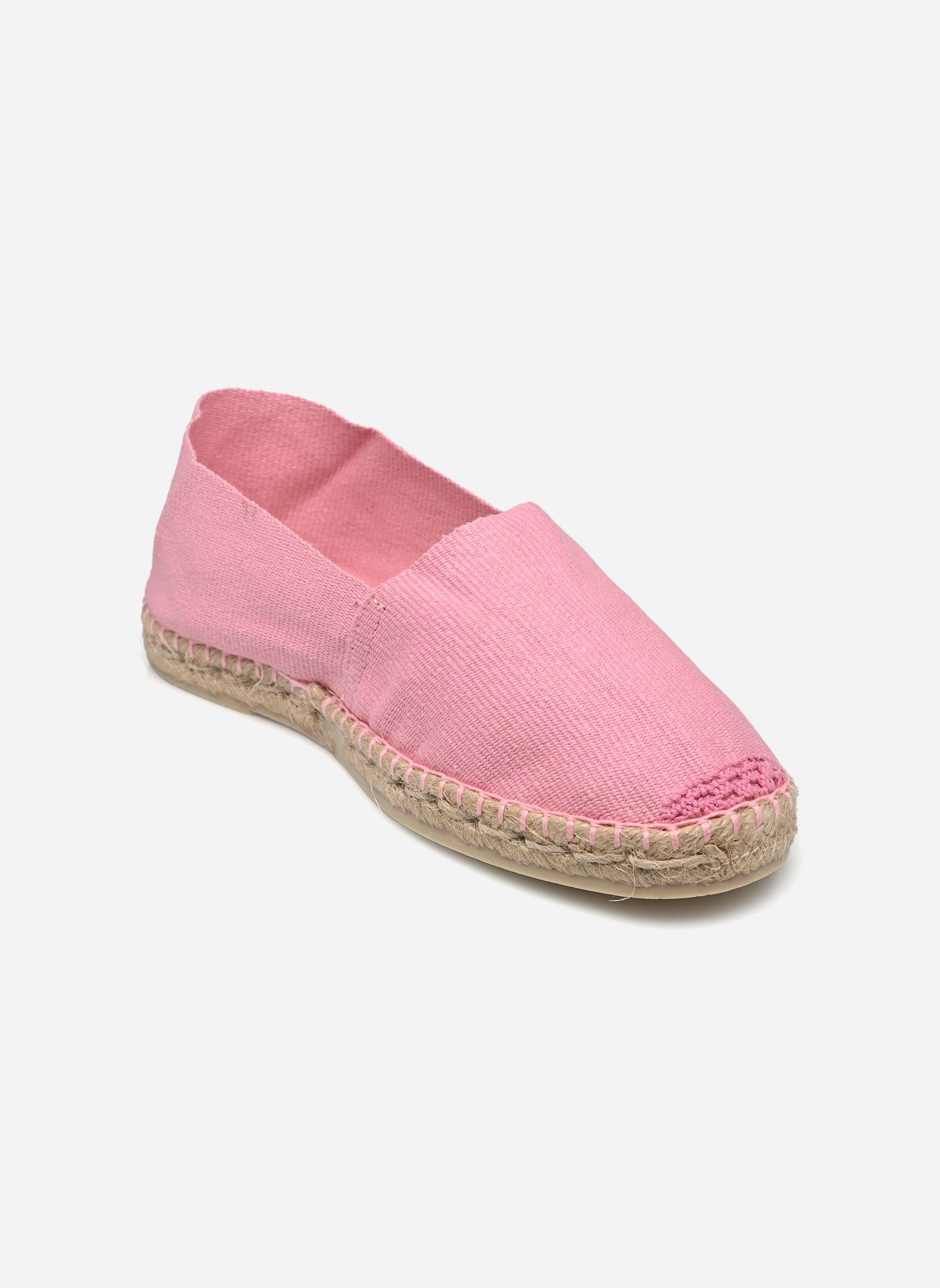 Flache Espadrilles Sabline F damen rosa La maison de l'espadrille Flache Espadrilles Sabline F damen rosa ROSE