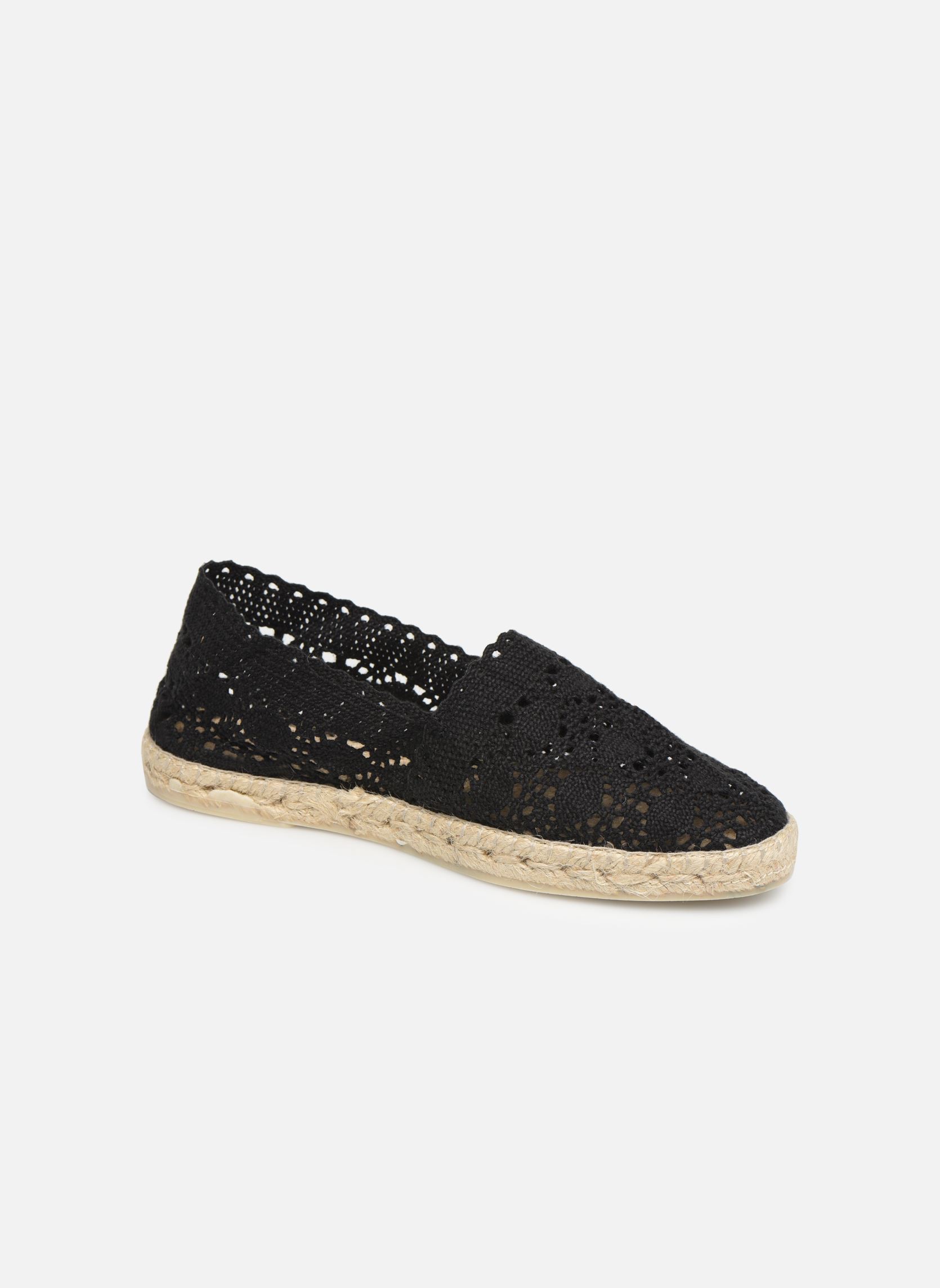 Espadrilles plates Sabline F femme noir La maison de l'espadrille Espadrilles plates Sabline F femme noir NOIR 2