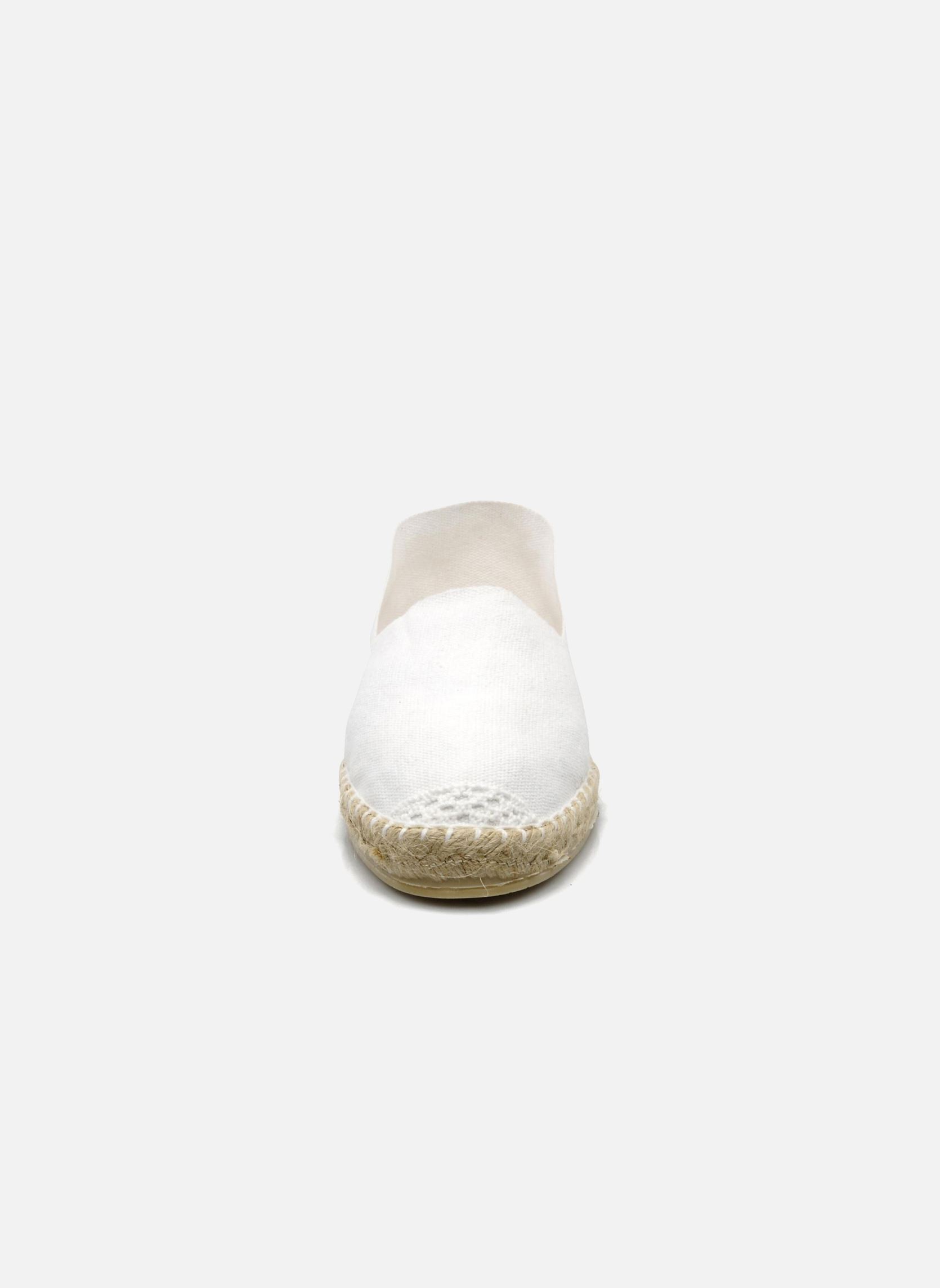 Flache Espadrilles Sabline F damen weiß La maison de l'espadrille Flache Espadrilles Sabline F damen weiß BLANC