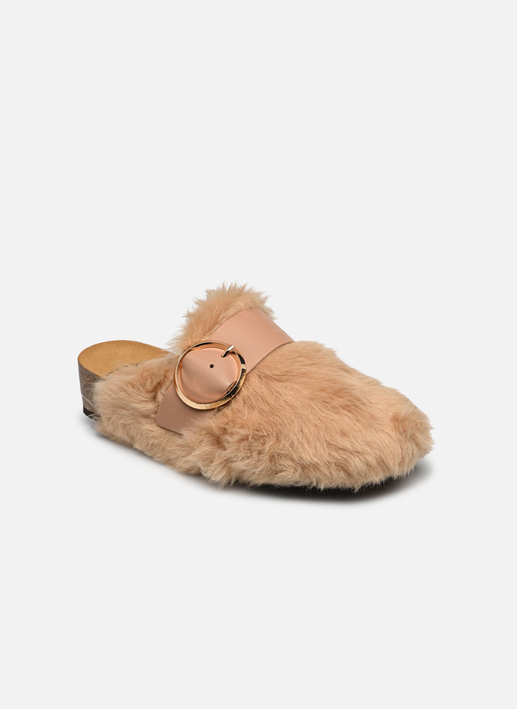 Mules MONIQUE COLLECTION femme beige Scholl Mules MONIQUE COLLECTION femme beige Camel / Light Brown