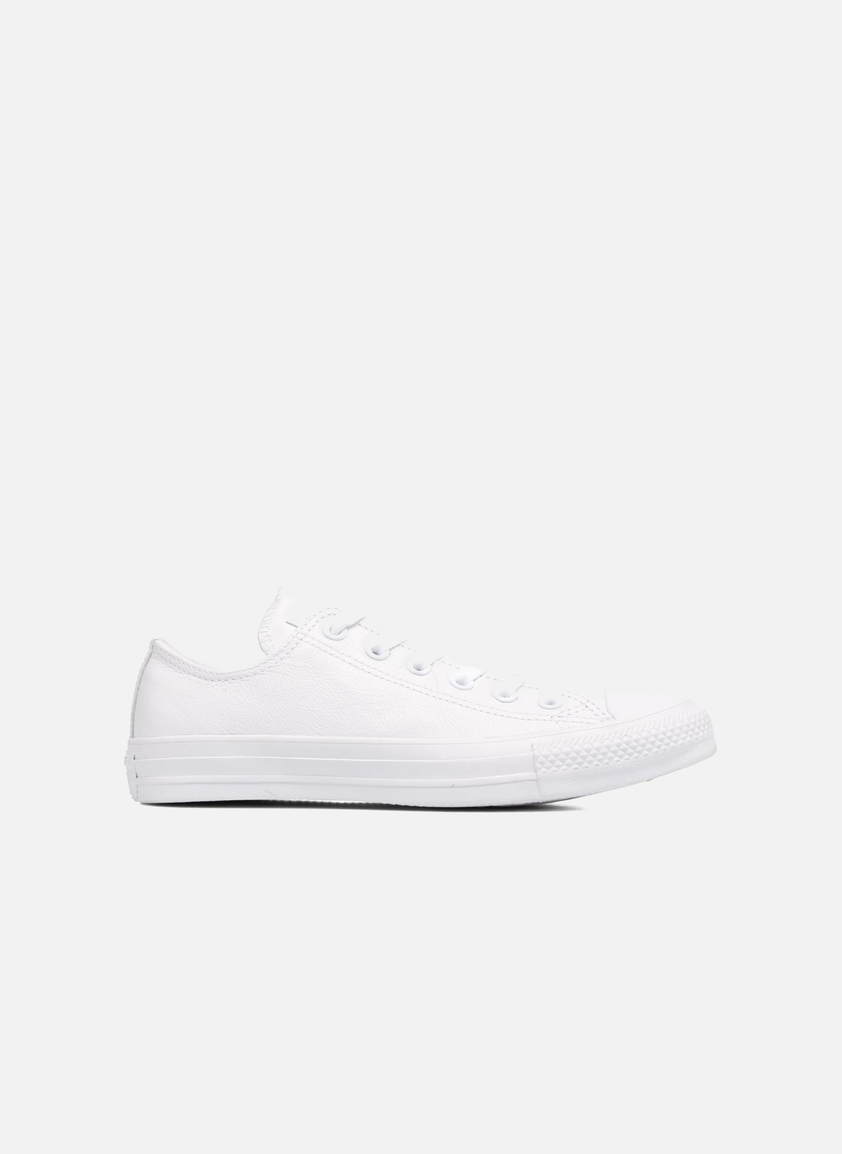 Baskets basses Chuck Taylor All Star Monochrome Leather blanc Converse Baskets basses Chuck Taylor All Star Monochrome Leather blanc BLANC